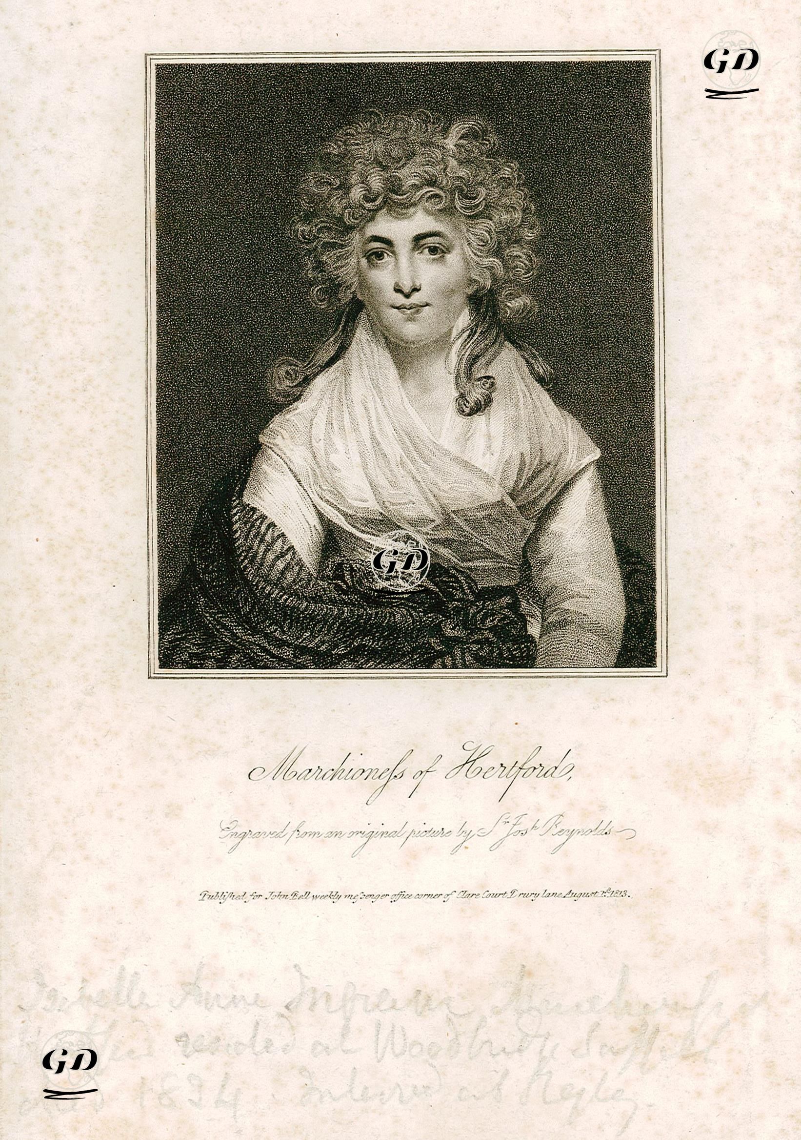 Marchioness Of Hertford - Joshua Reynolds (1723-1792) - 1813