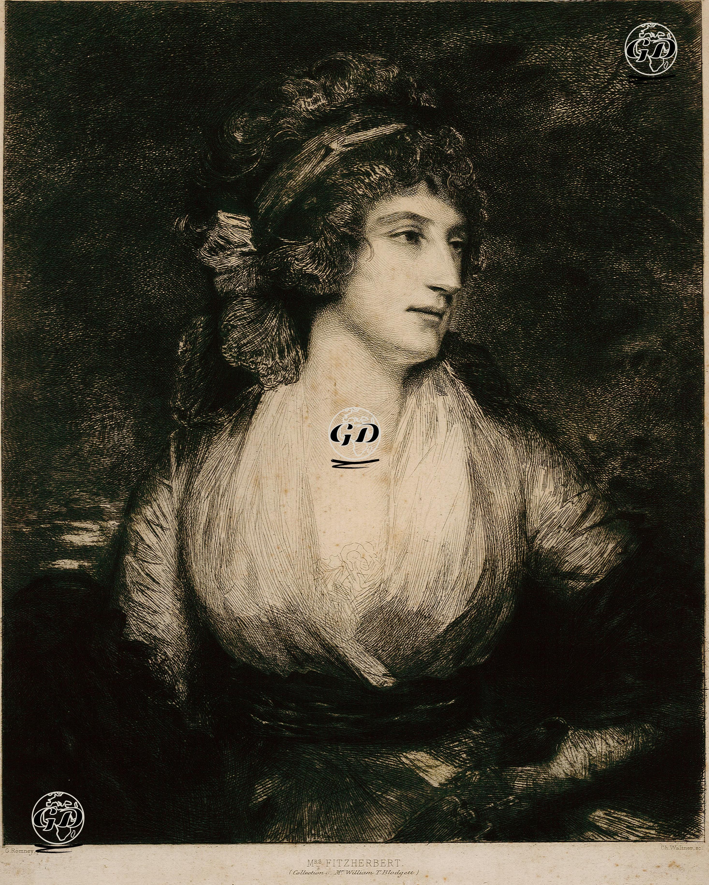 Maria Anne Fitzherbert - George Romney (1734-1802) - 1880