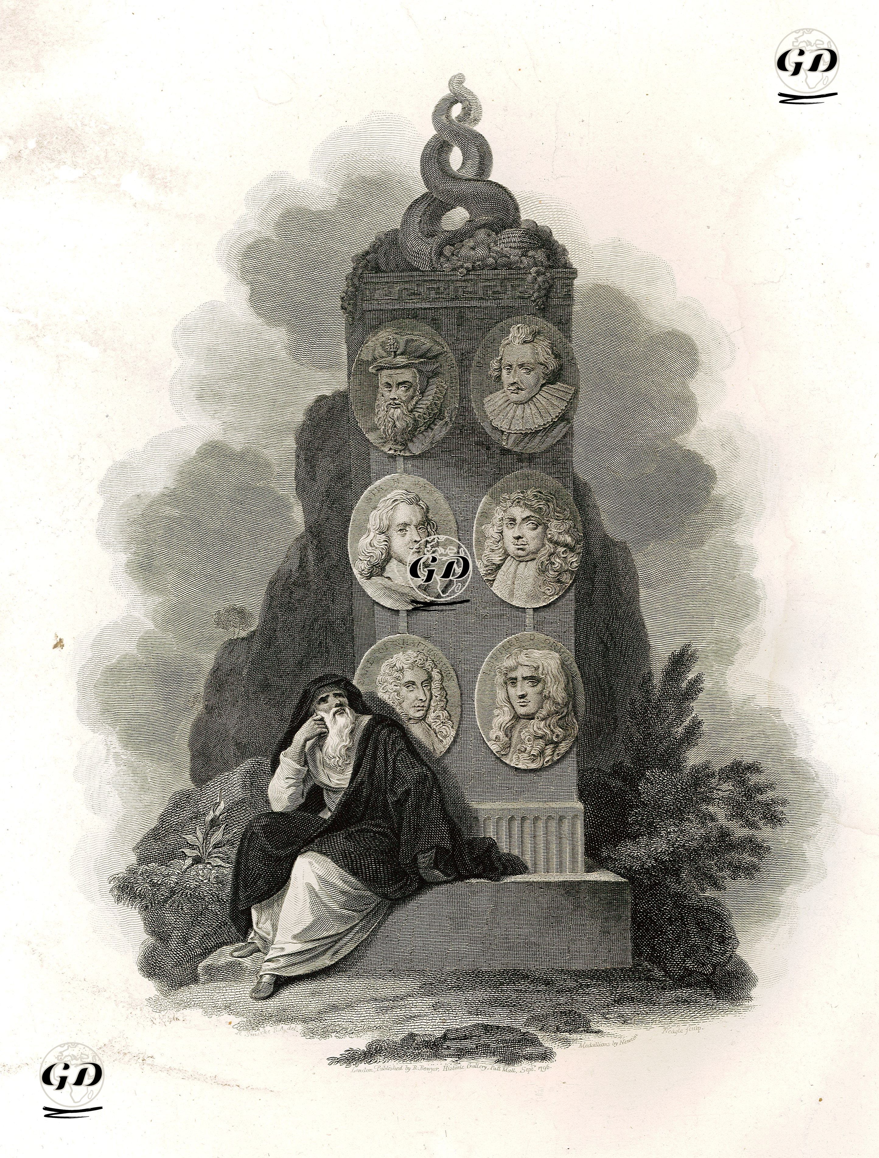 Politician And Statesman-Henry Vane, James Butler, Anthony Ashley Cooper - Robert Smirke (1752-1845) - 1796