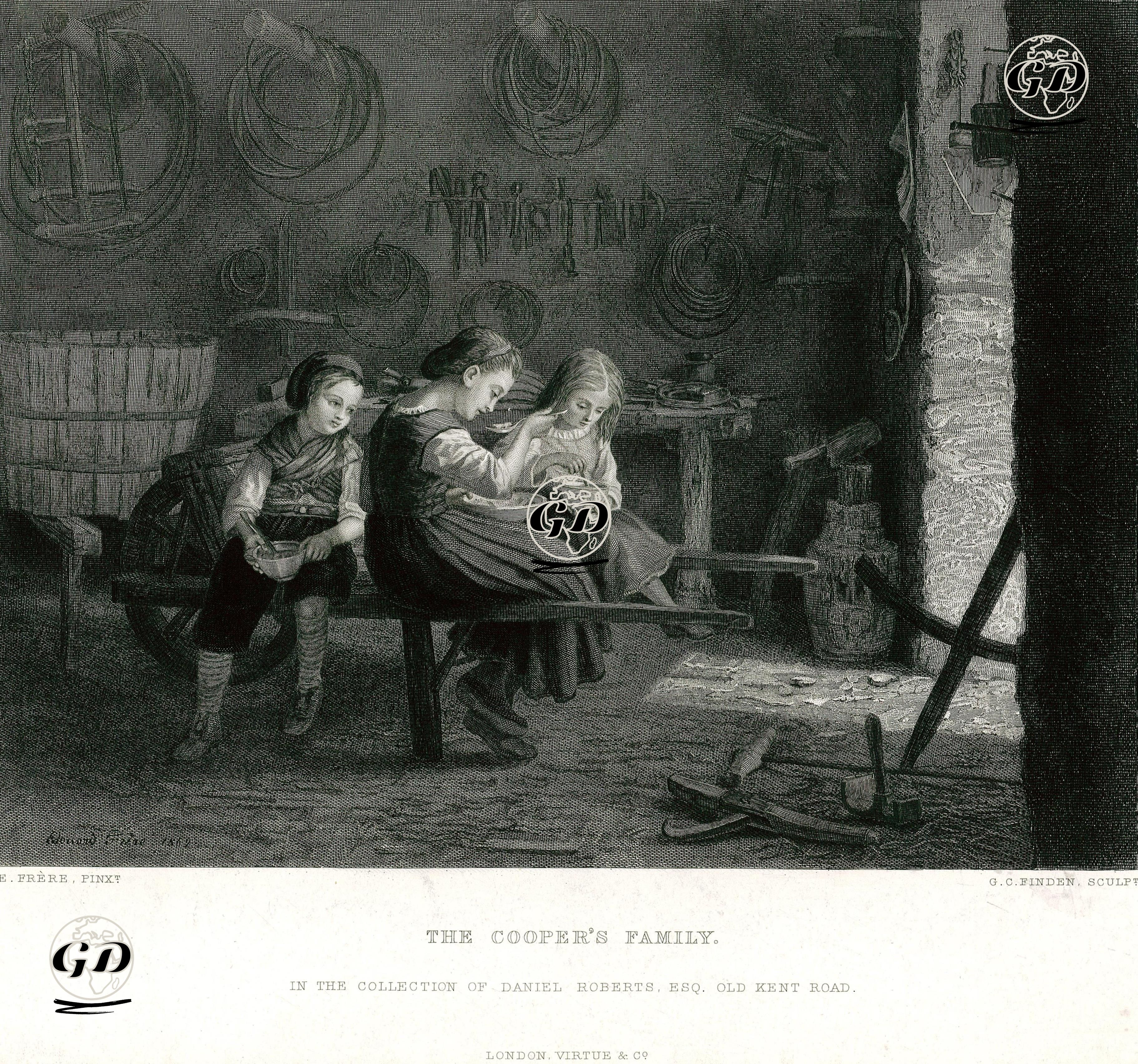 Cooper Ailesi - Pierre Edouard Frere (1819-1886) - 1875