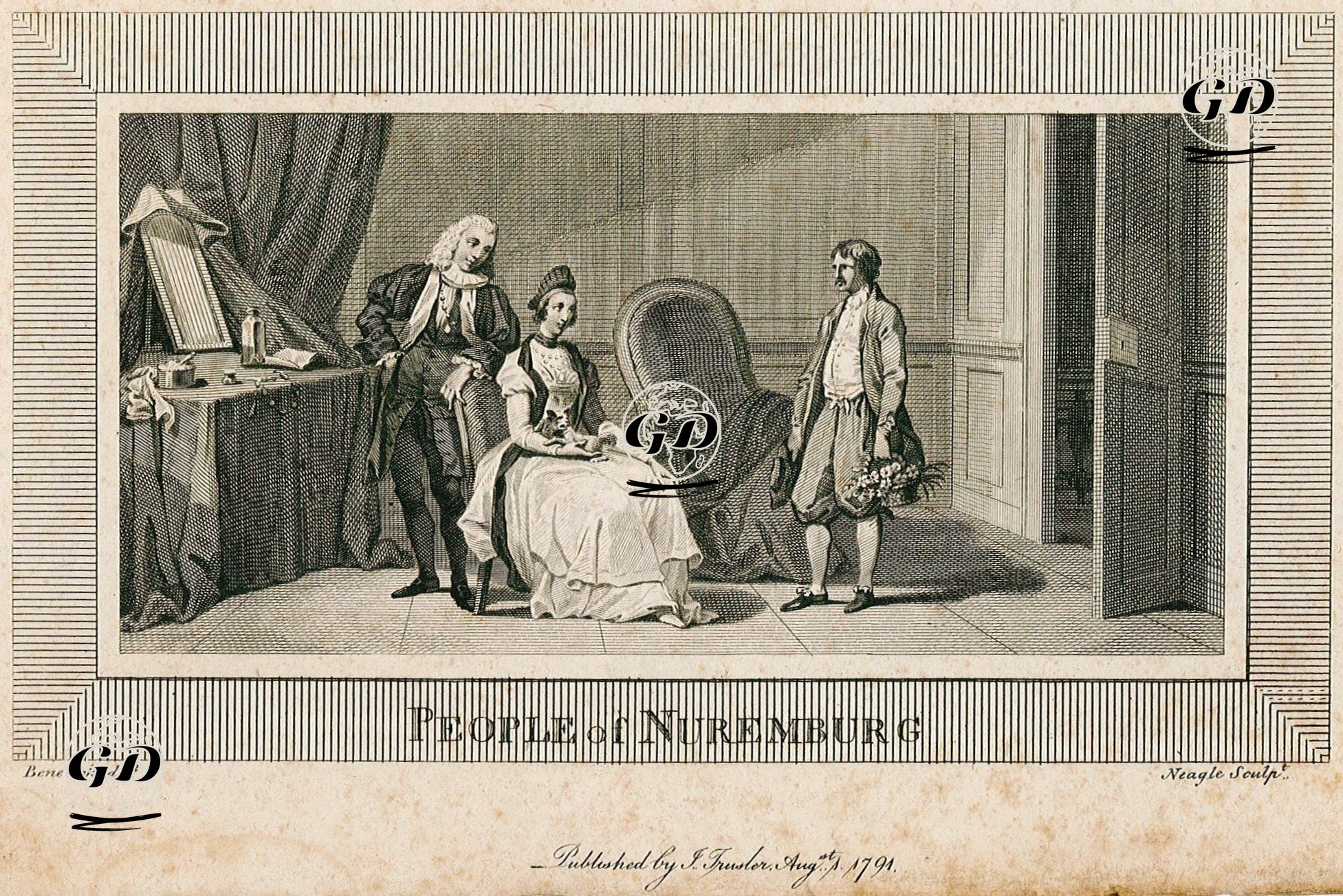 Nuremberg'in İnsanları - Charles Benezech (1767-1794) - 1791