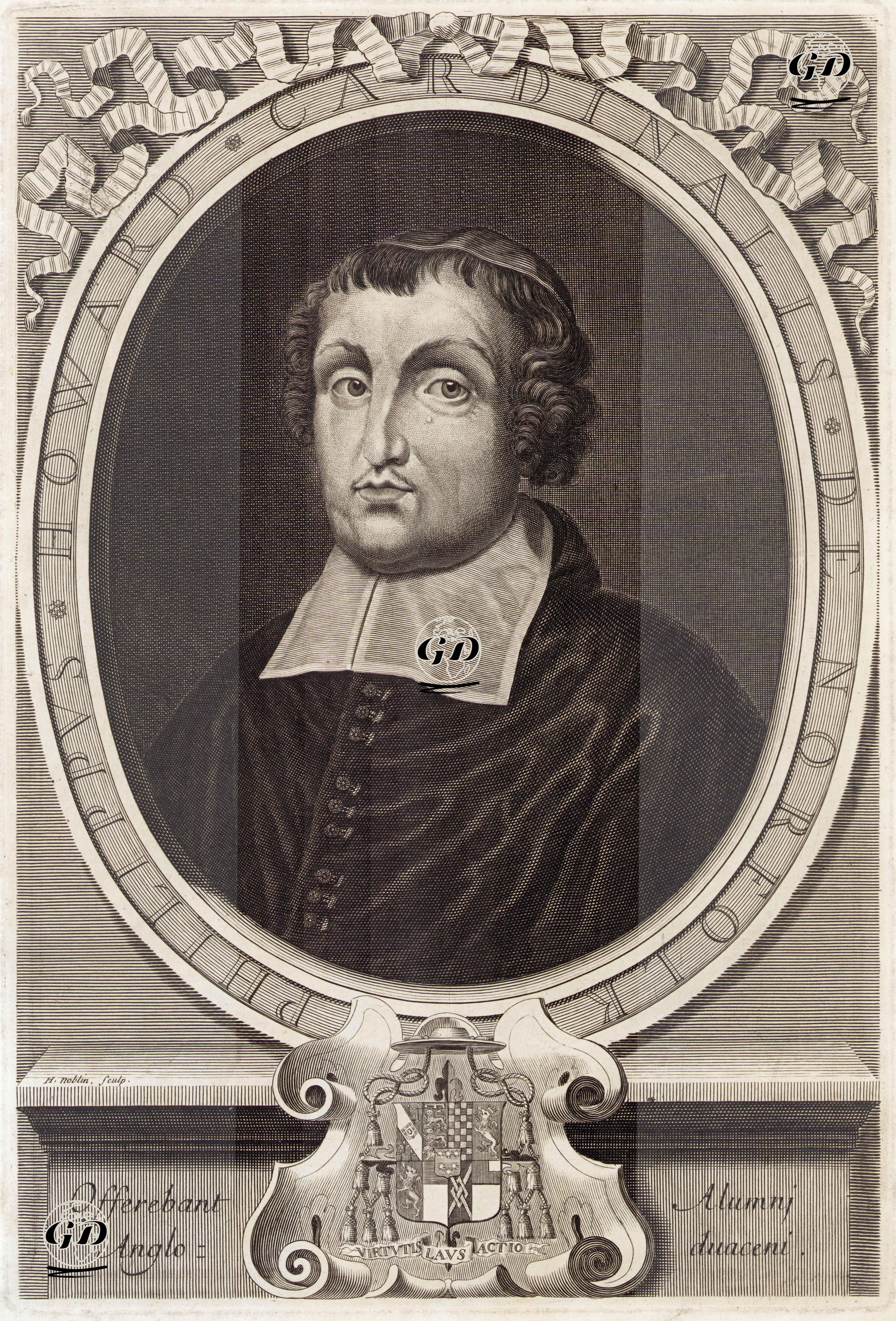 Norfolk Kardinali Phillips Thomas Howard- Offerebant Alumni Anglo Duaceni - Henri Noblin(Active 1676-1692) - 1680's