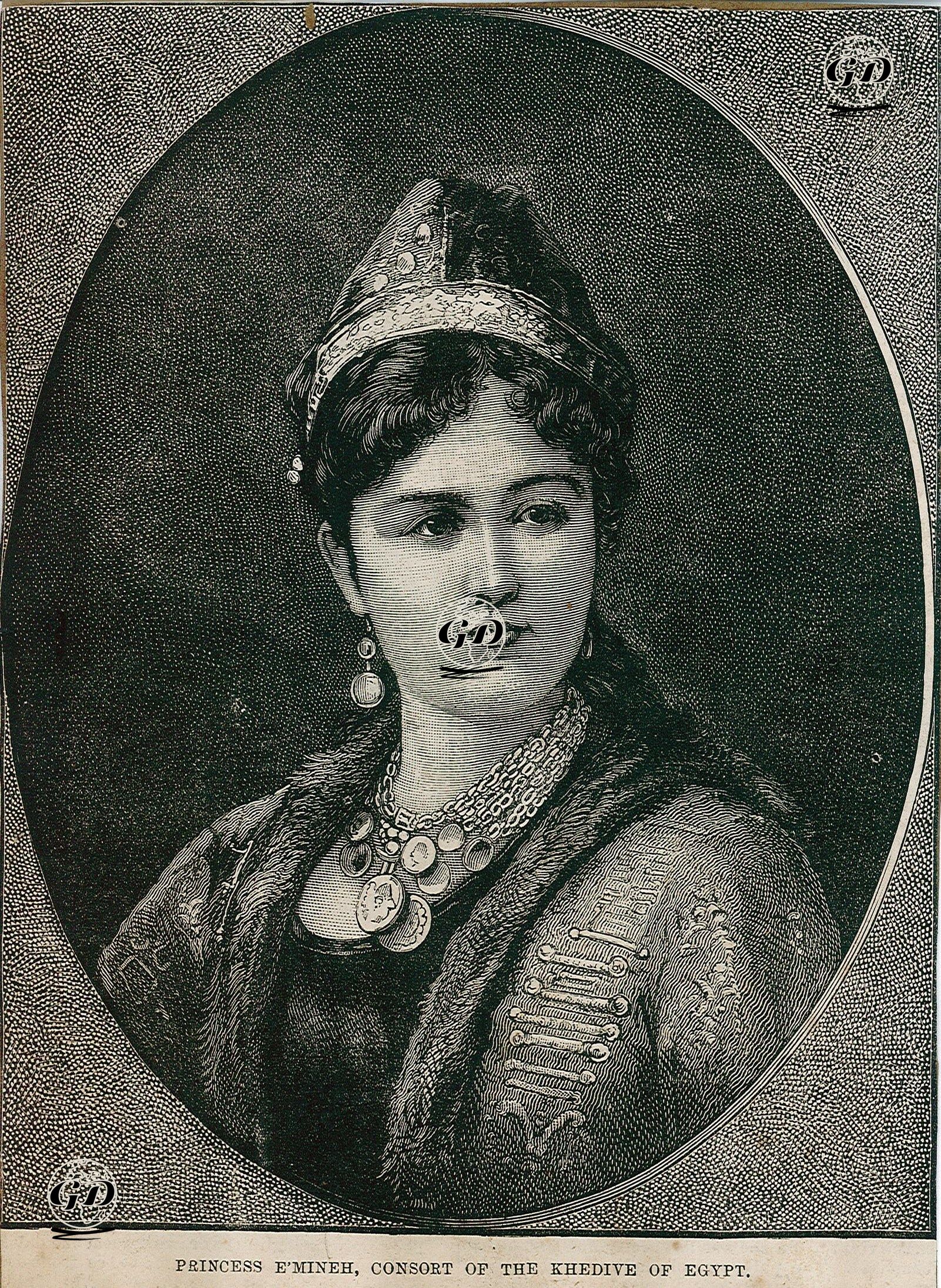 Princess E'mineh, Consort Of The Khedive Of Egypt -  - 1880's