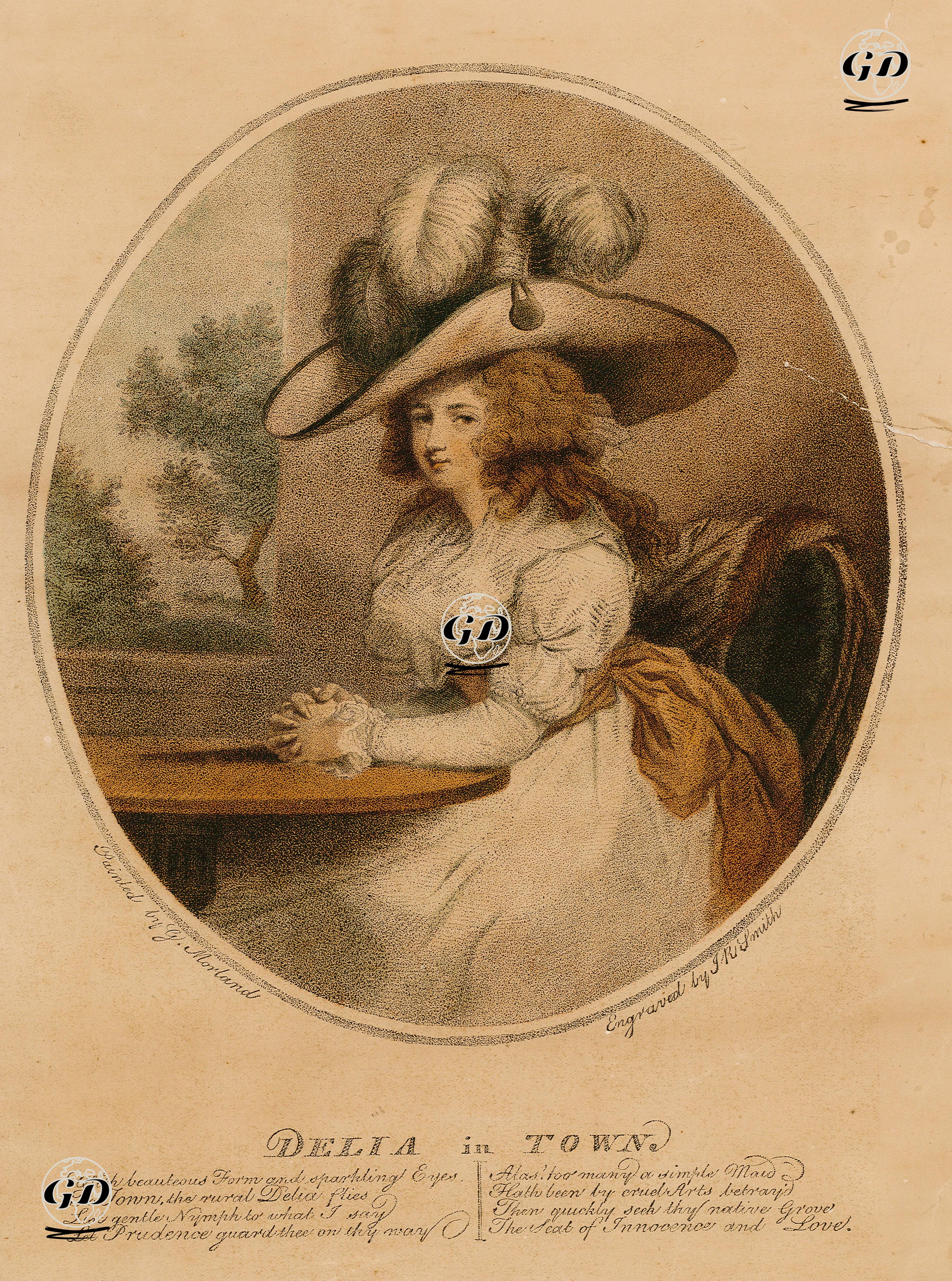 Kasabadaki Delia - George Morland (1762-1804) - 1788