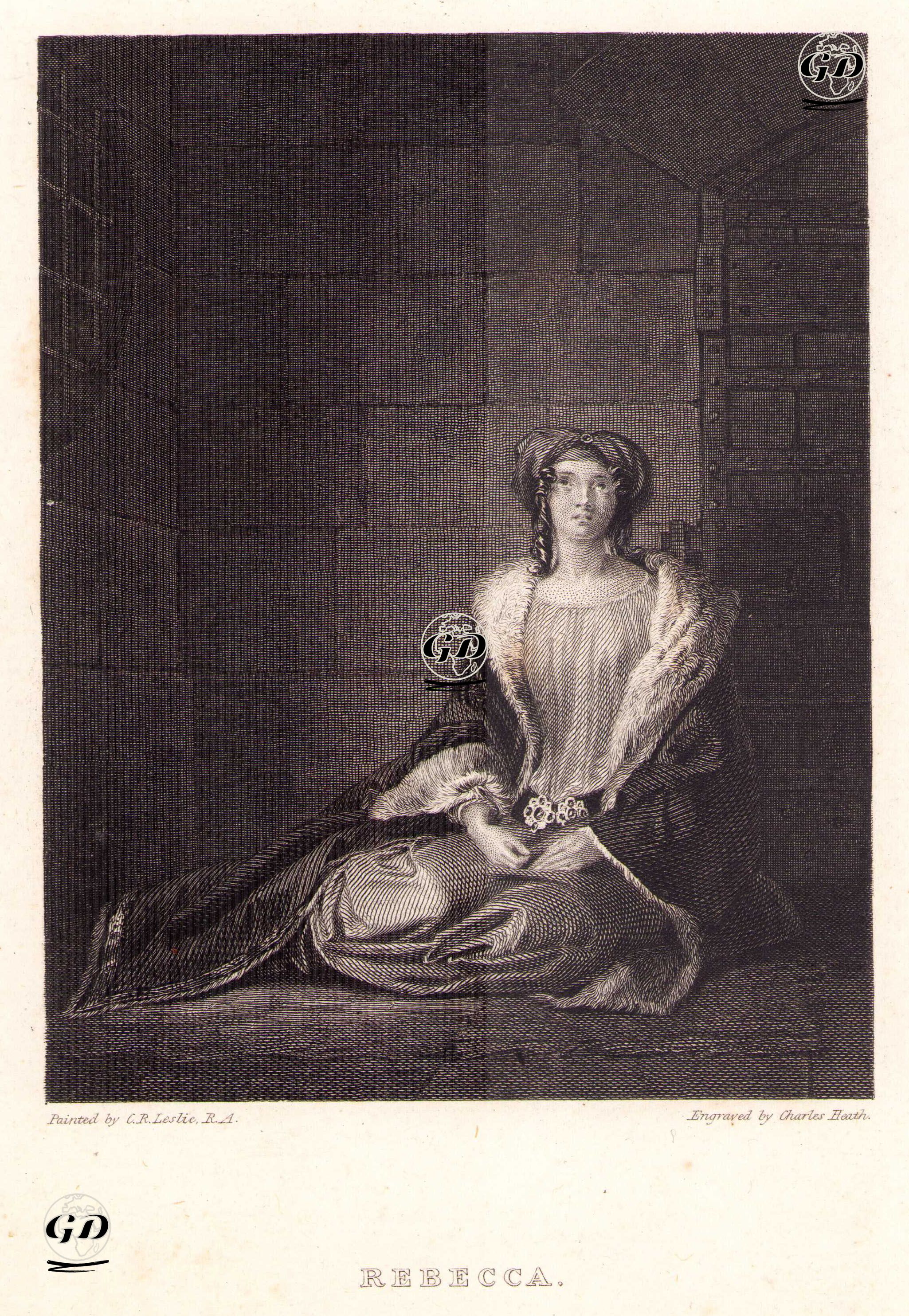 Rebecca  - Charles Robert Leslie (1794 -1859) - 1828