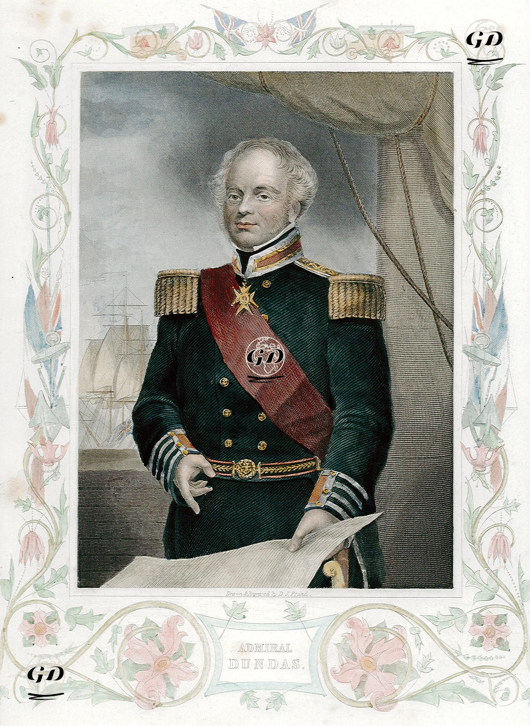 Amiral James Whitley Deans Dundas - Daniel John Pound (1820-1894) - 1857