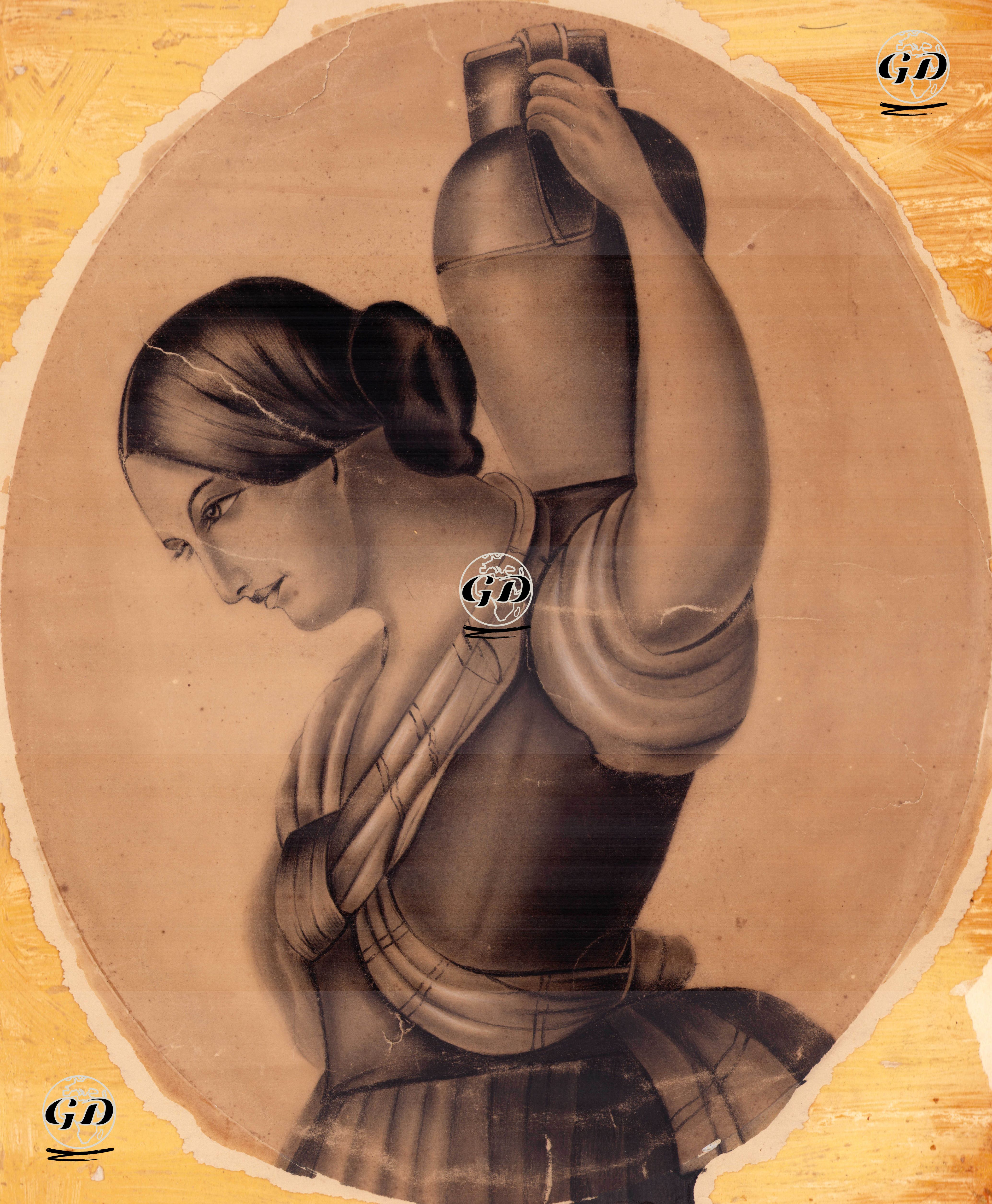 Bir Kadın Portresi -  - 1850's
