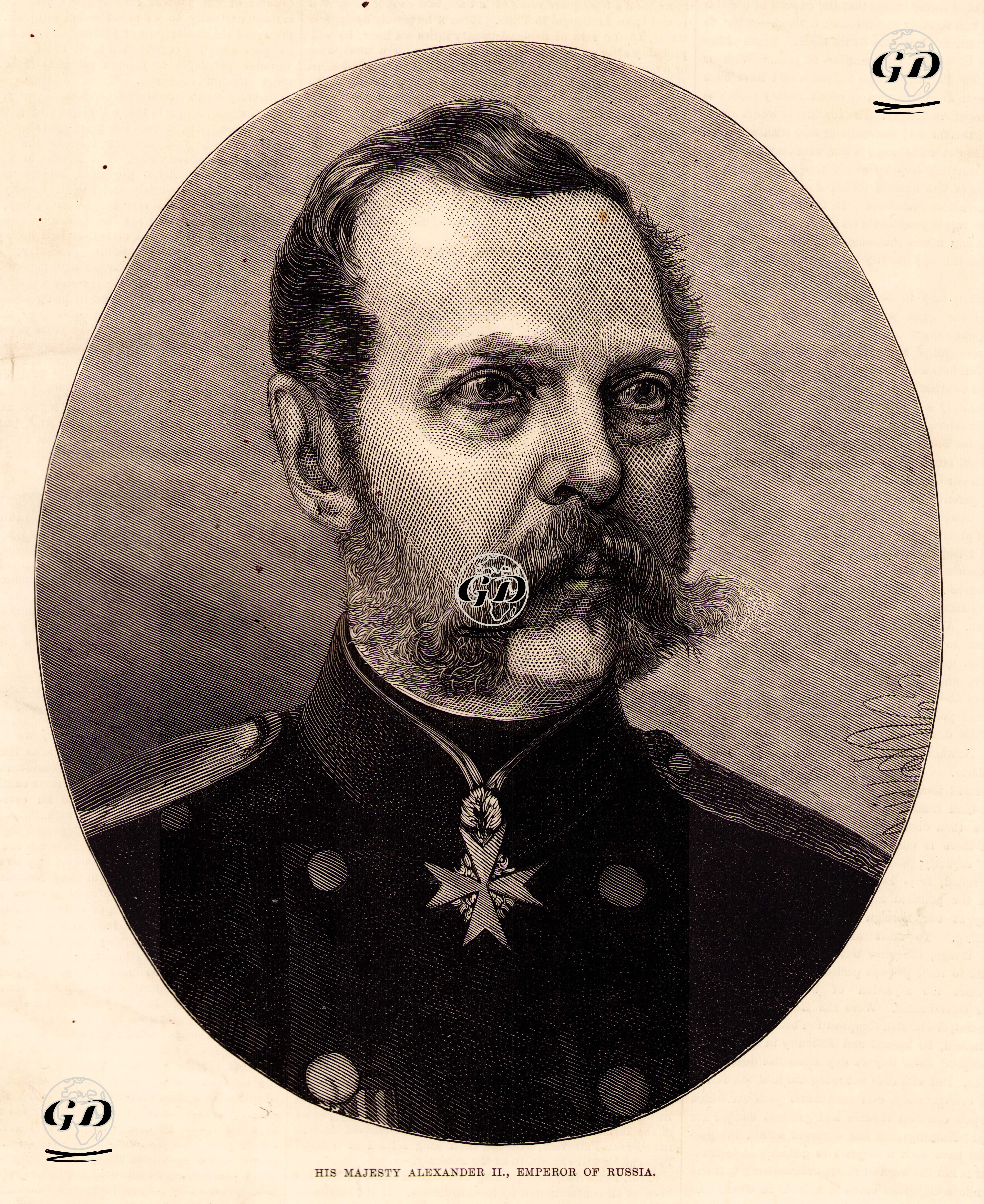 His Majesty Alexander II., Emperor Of Russia -  - 1877