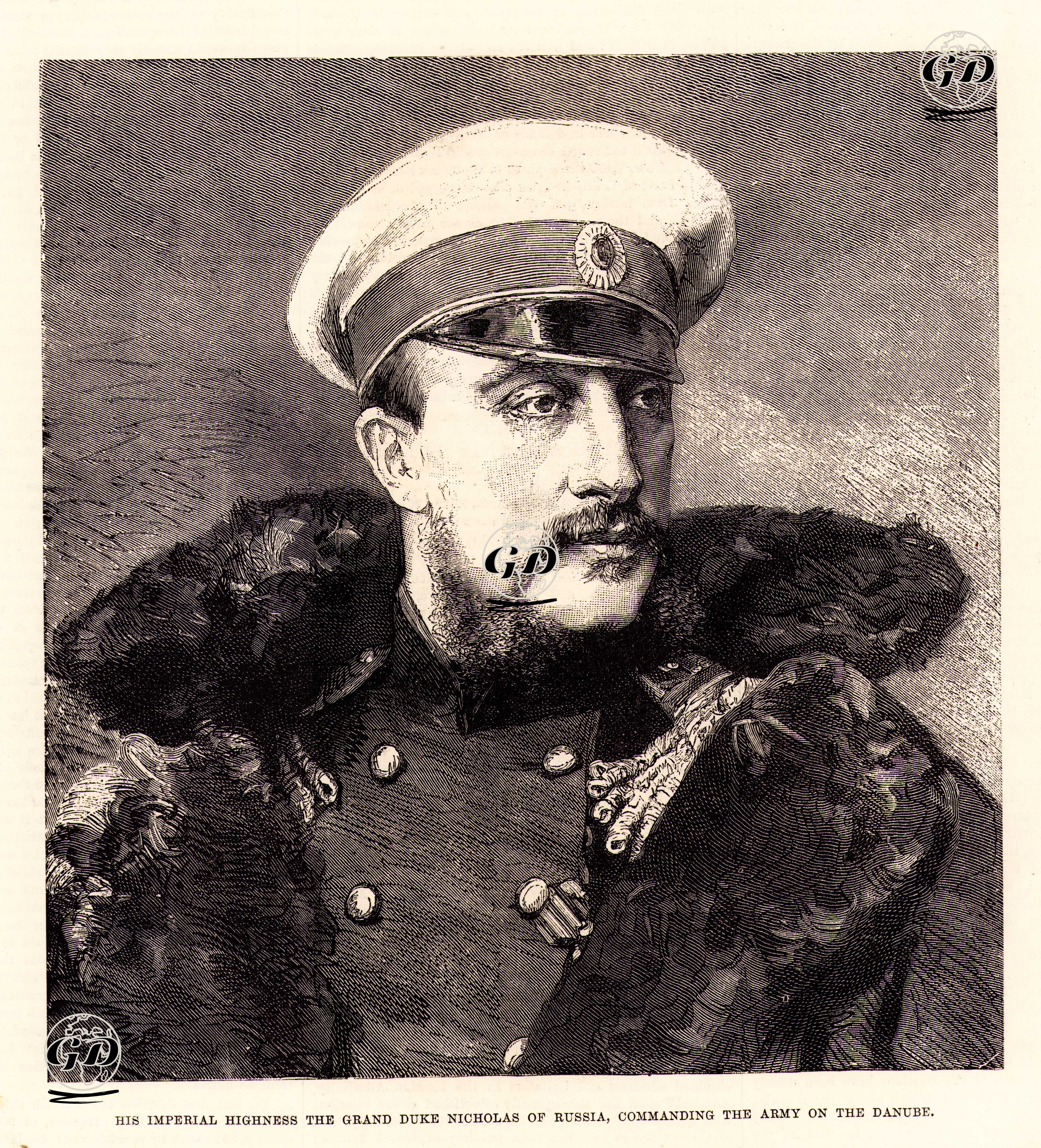 His Imperial Highness The Grand Duke Nicholas Of Russia, Commanding The Army On The Danube -  - 1877