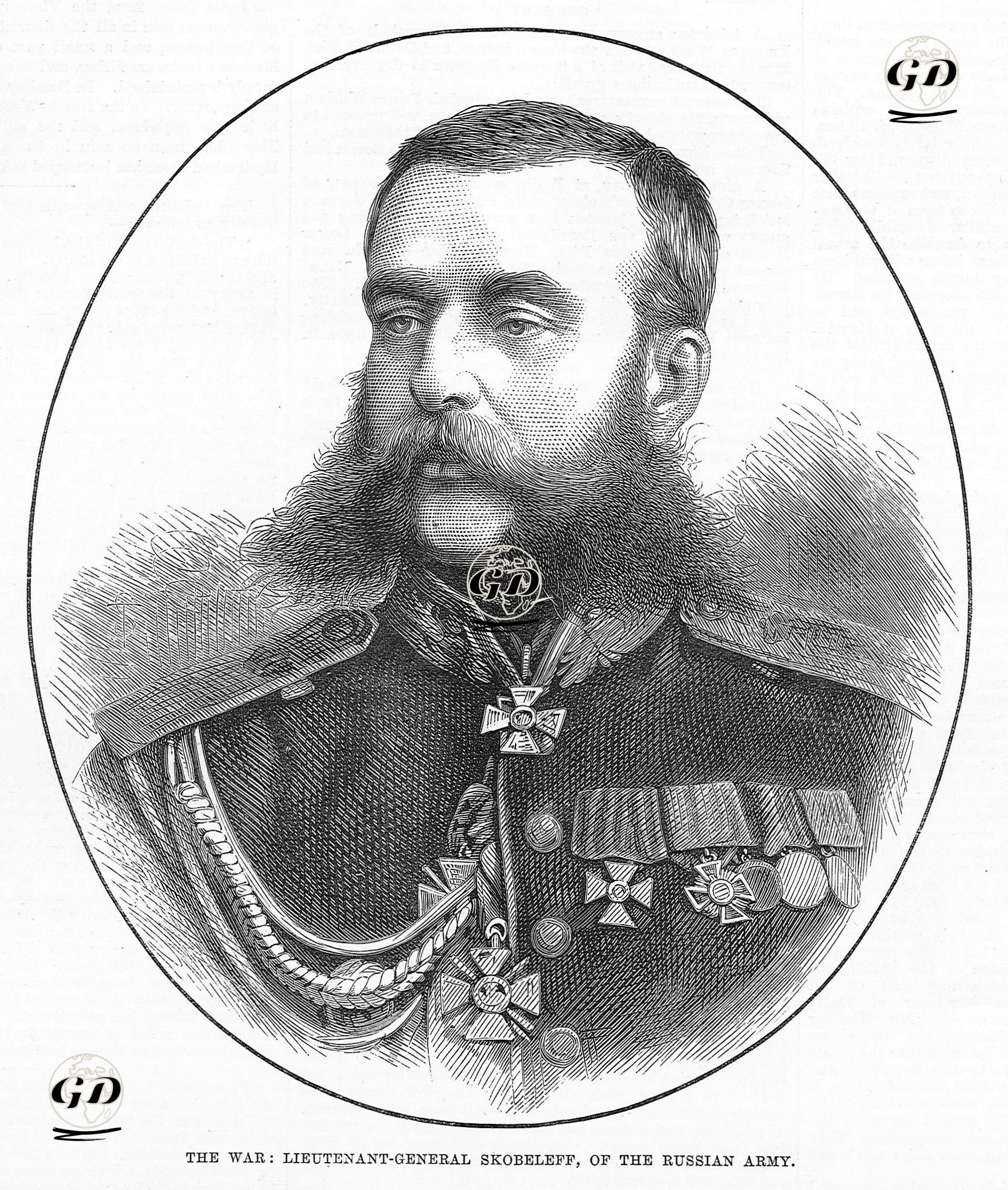 The War-Lieutenant General Skobeleff, Of The Russian Army -  - 1877