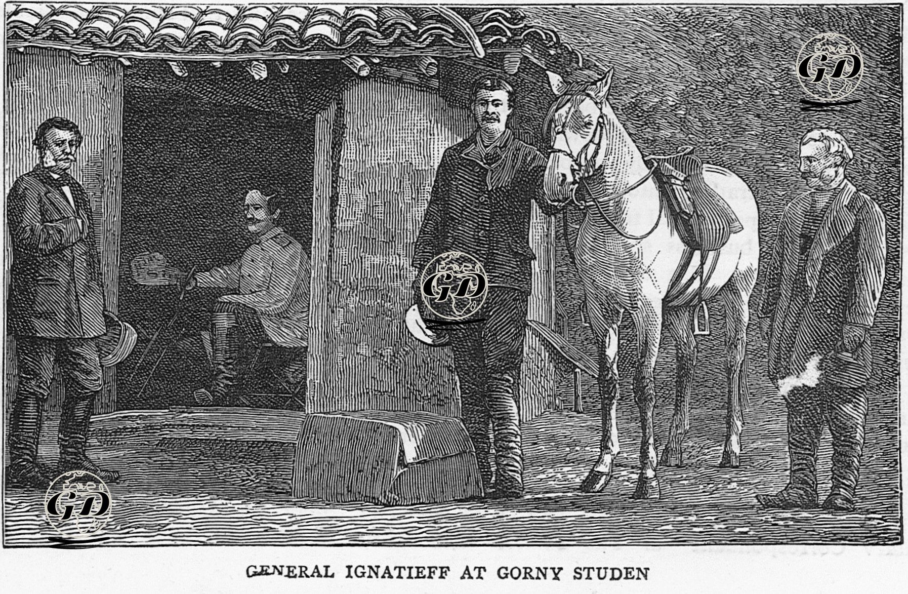 General Ignatieff At Gorny Studen -  - 1877