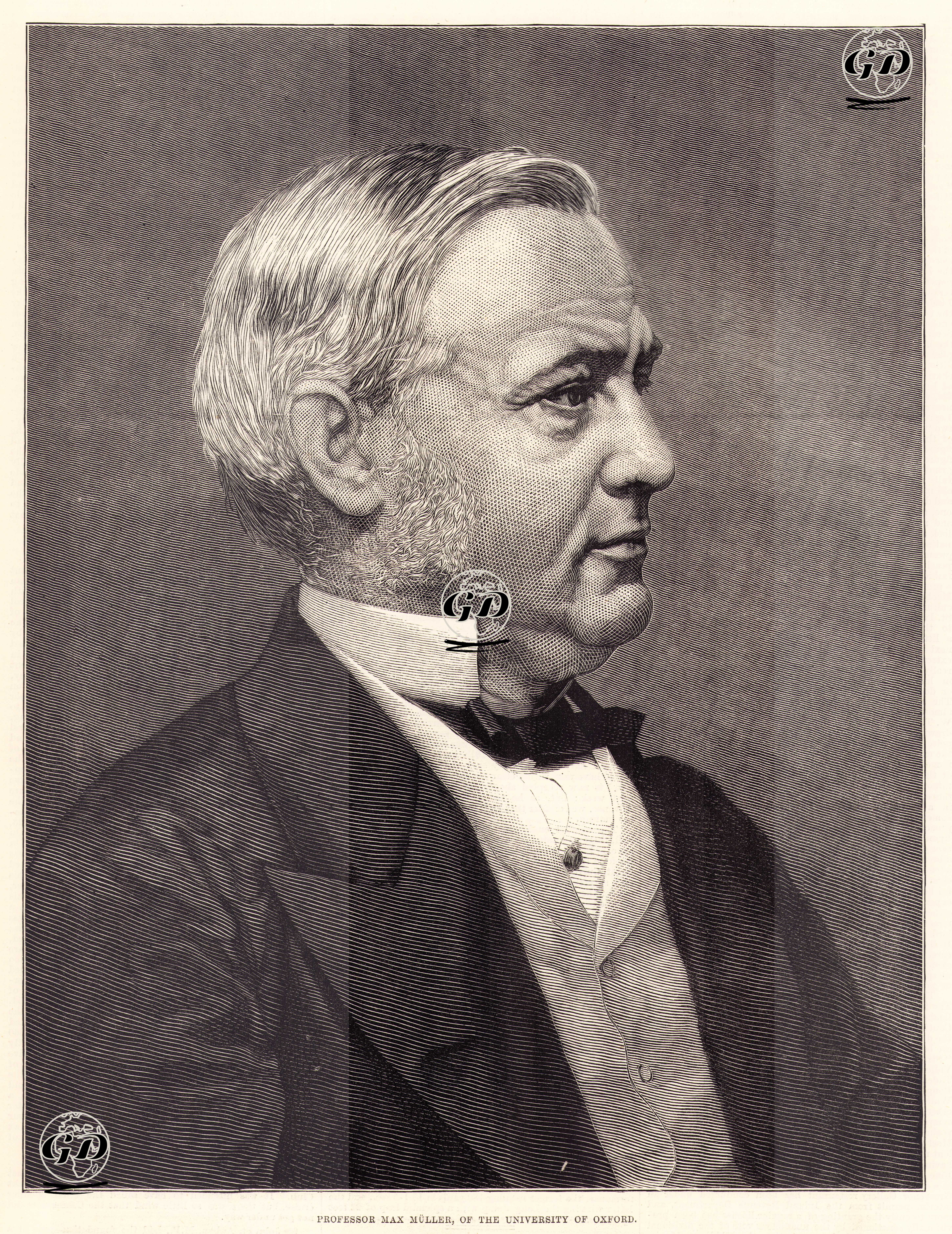 Oxford Üniversitesinden Dil Bilimci Professör Max Müller -  - 1878