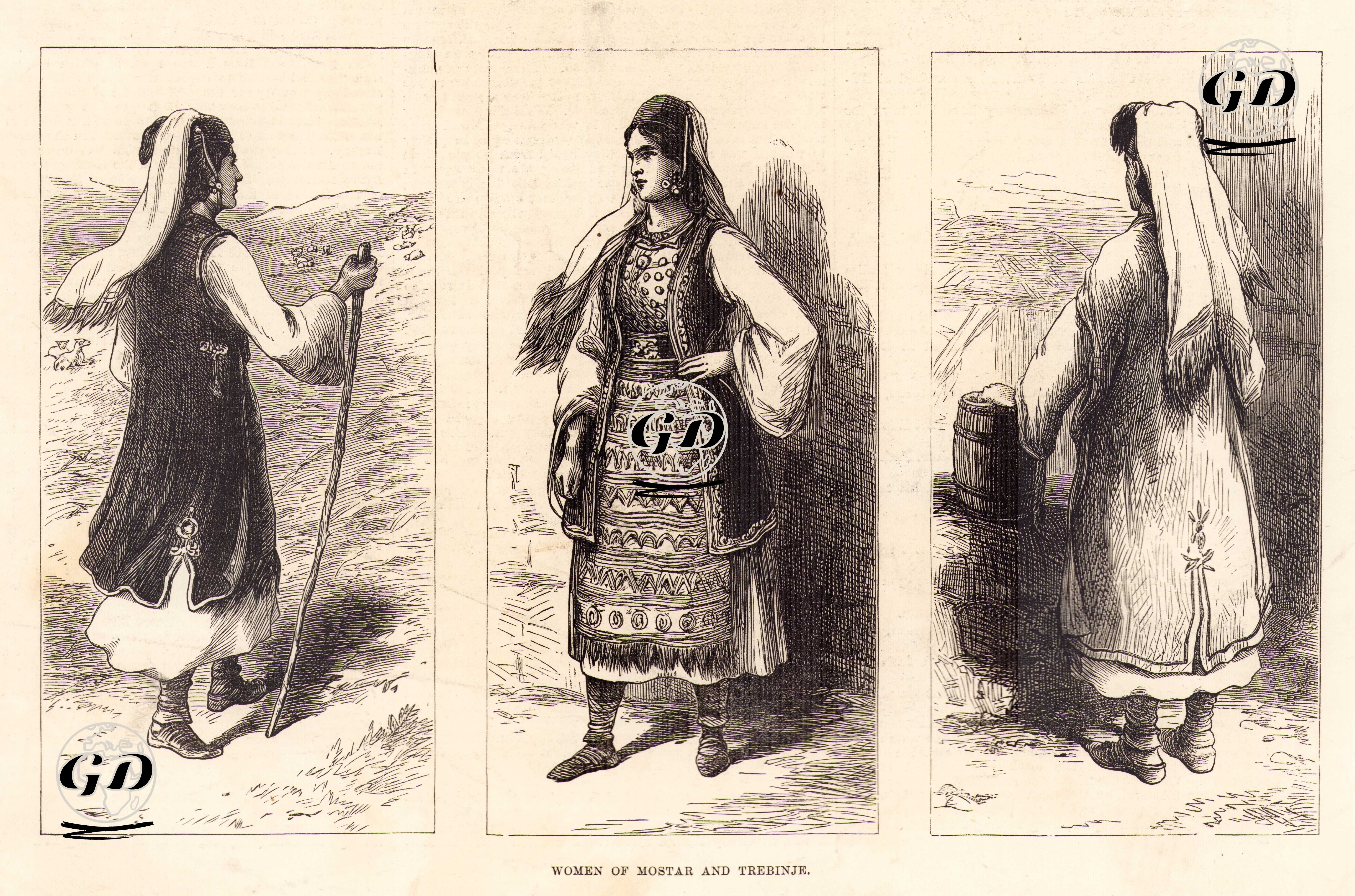 Trebinje Ve Mostar'ın Kadınları  -  - 1875