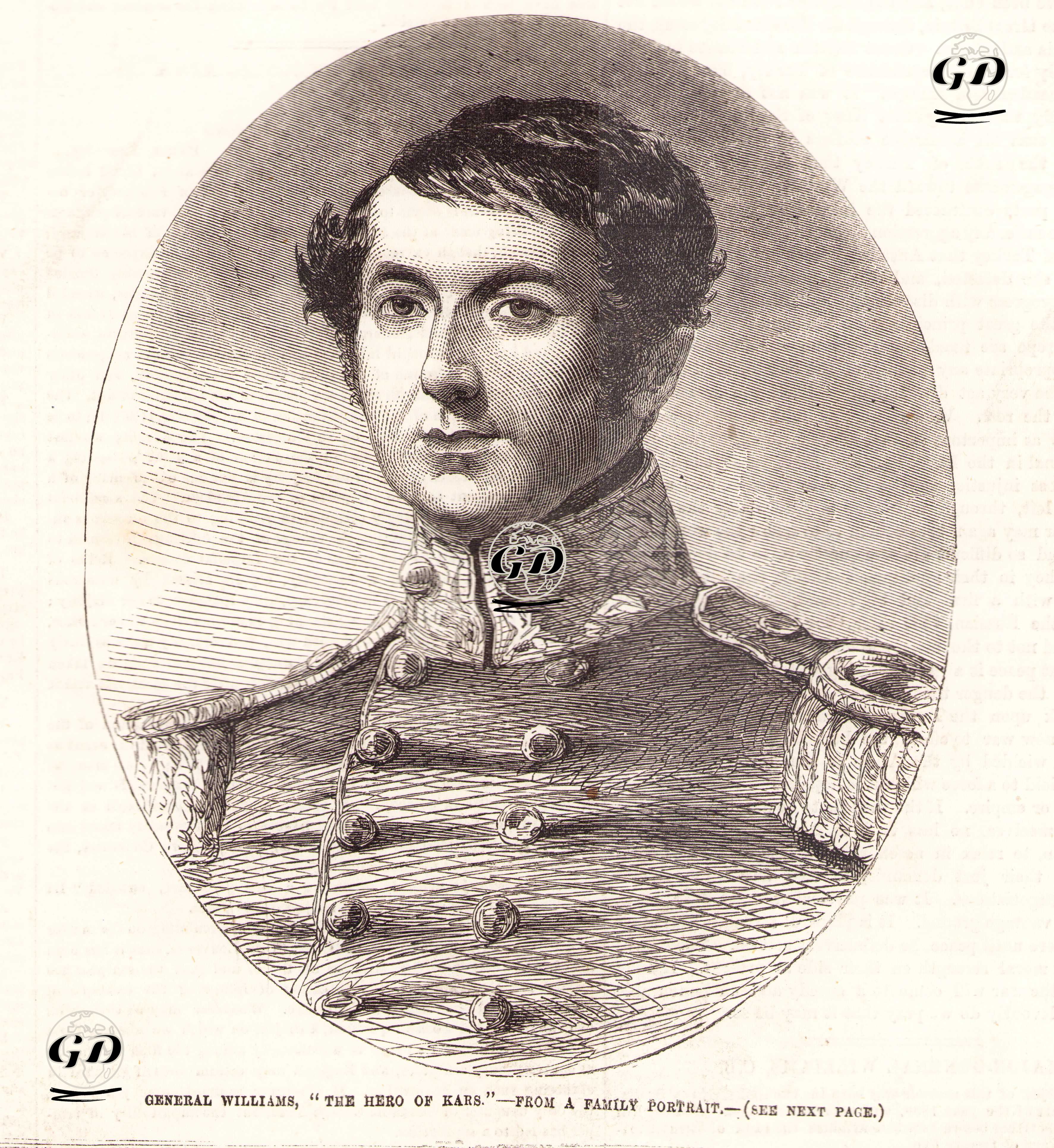 General Williams, The Hero of Kars  -  - 1856