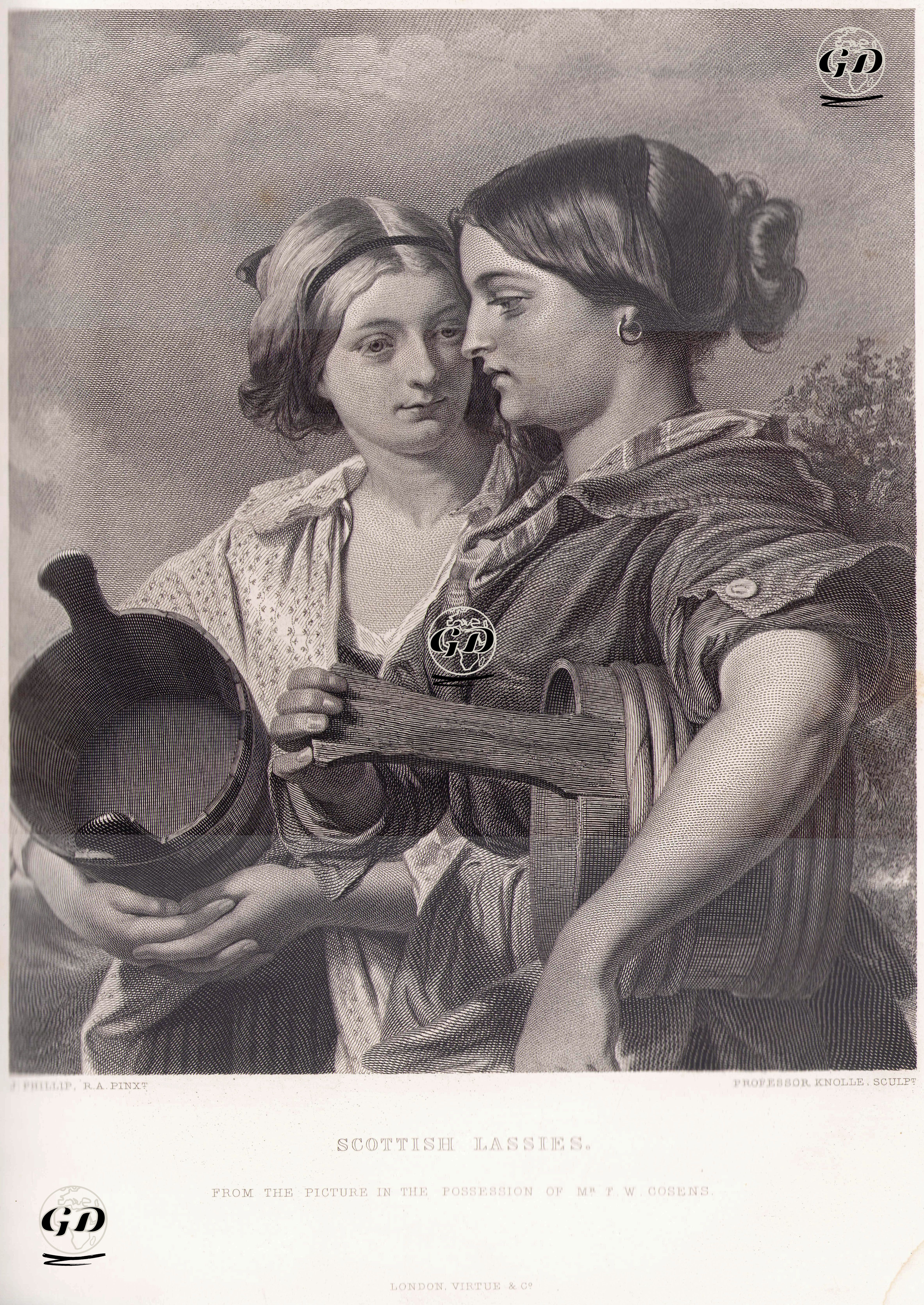 Scottish Lassies - John Philip (1817-1867) - 1867