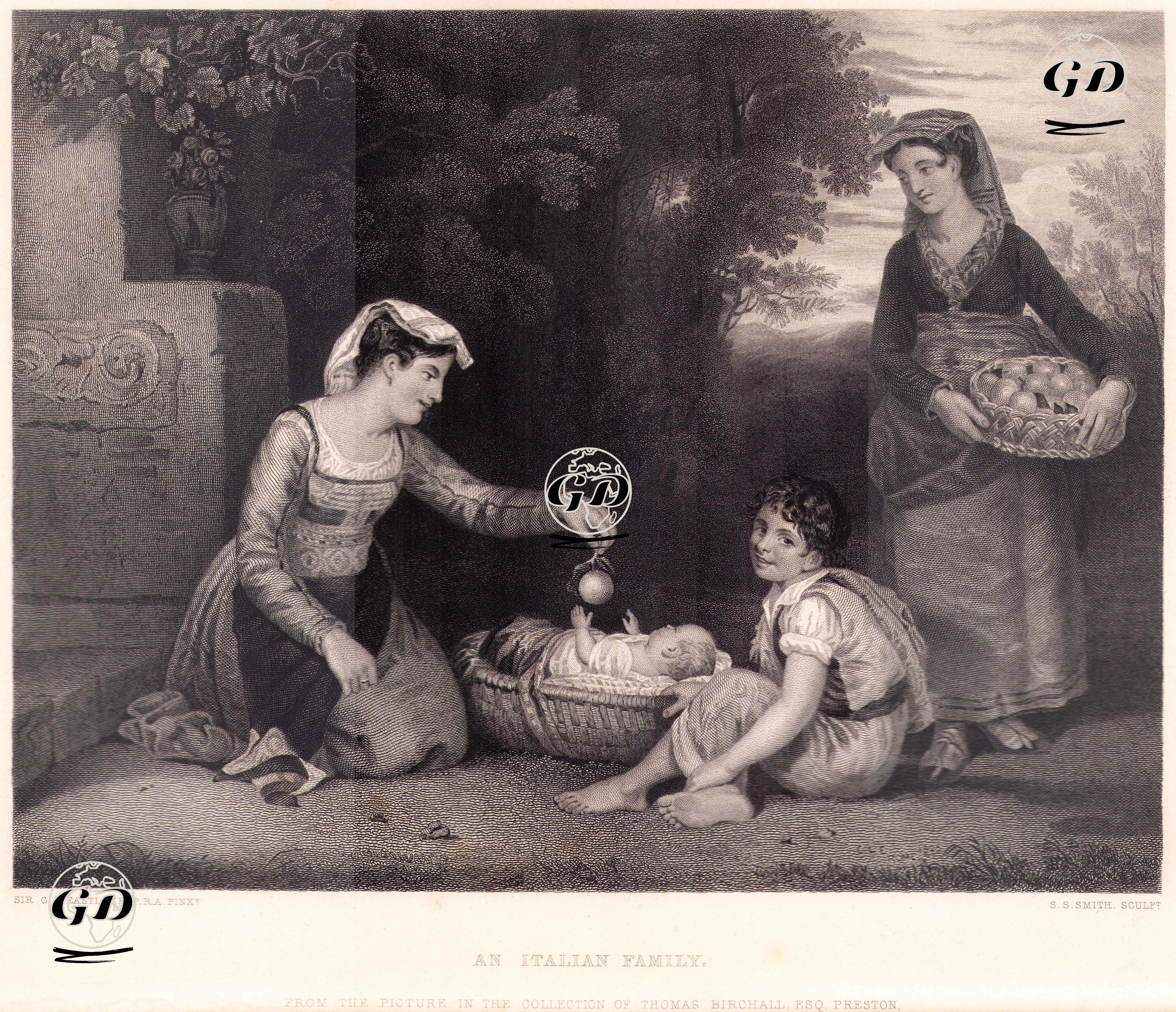 Bir İtalyan Ailesi - Charles Lock Eastlake (1793-1865) - 1867