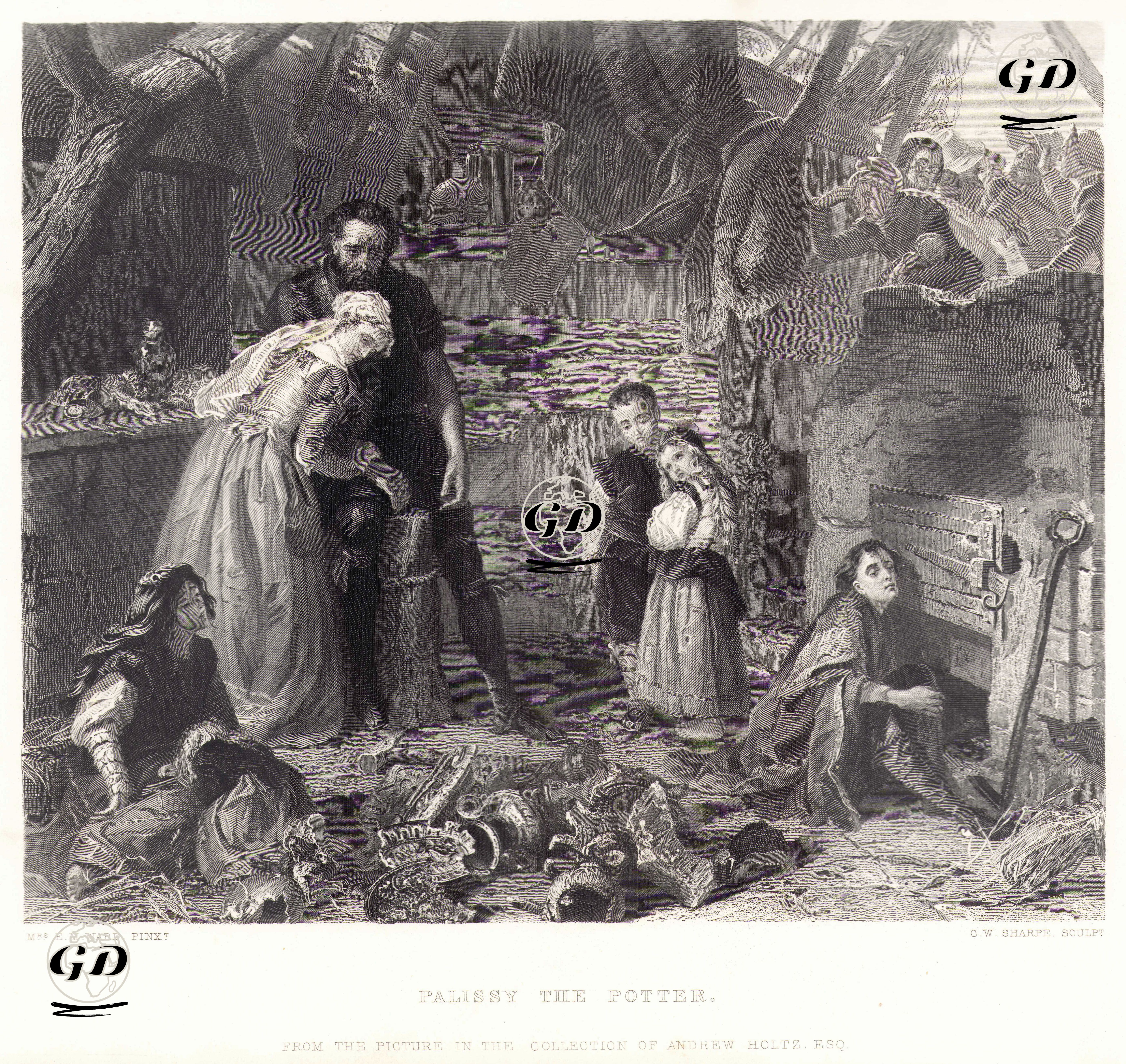 Palissy The Potter - Edward Matthew Ward (1816-1879) - 1868