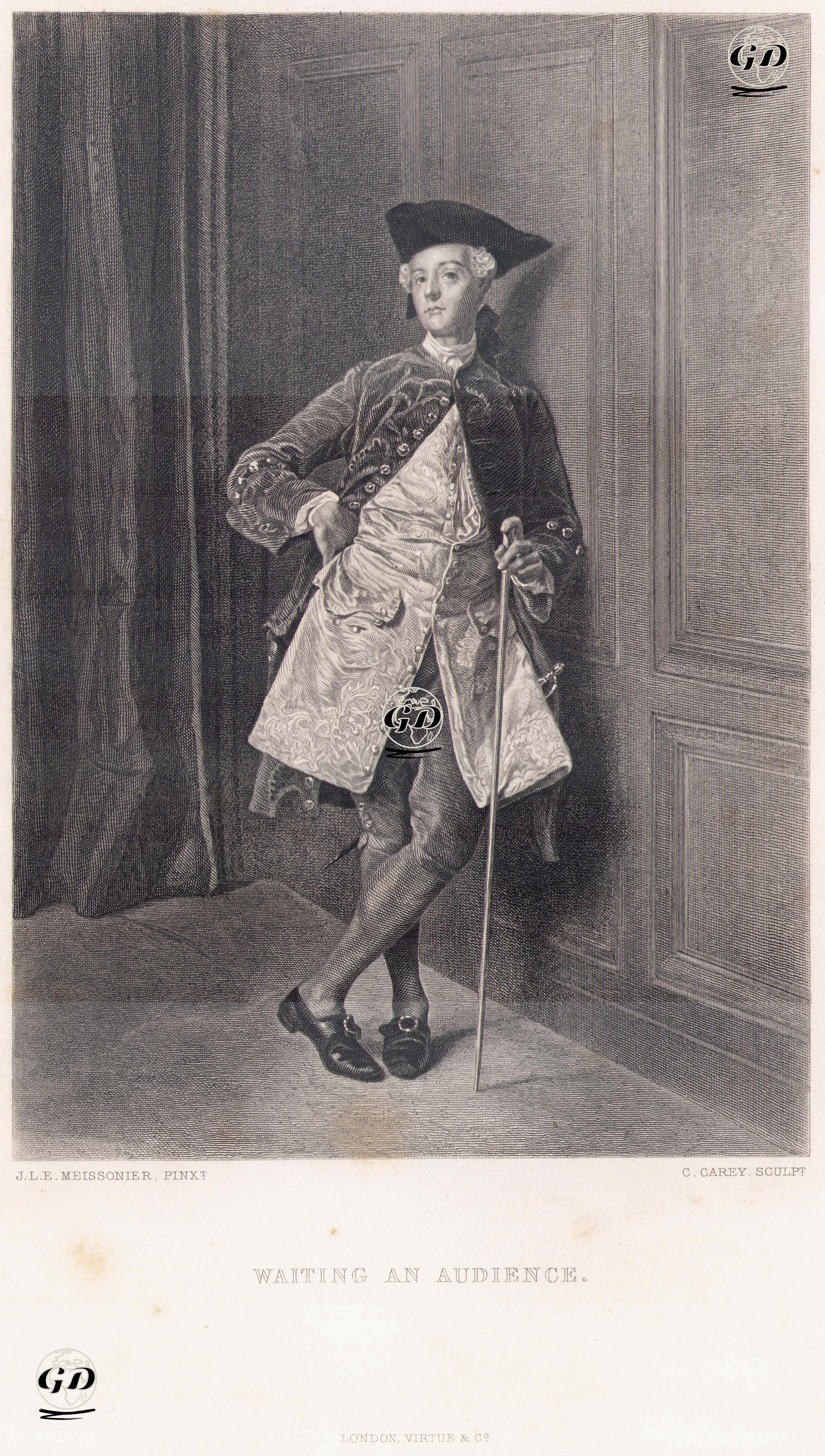 Bir Görüşmeye Girmek İçin Beklemek - Jean-Louis-Ernest Meissonier (1815-1891) - 1868
