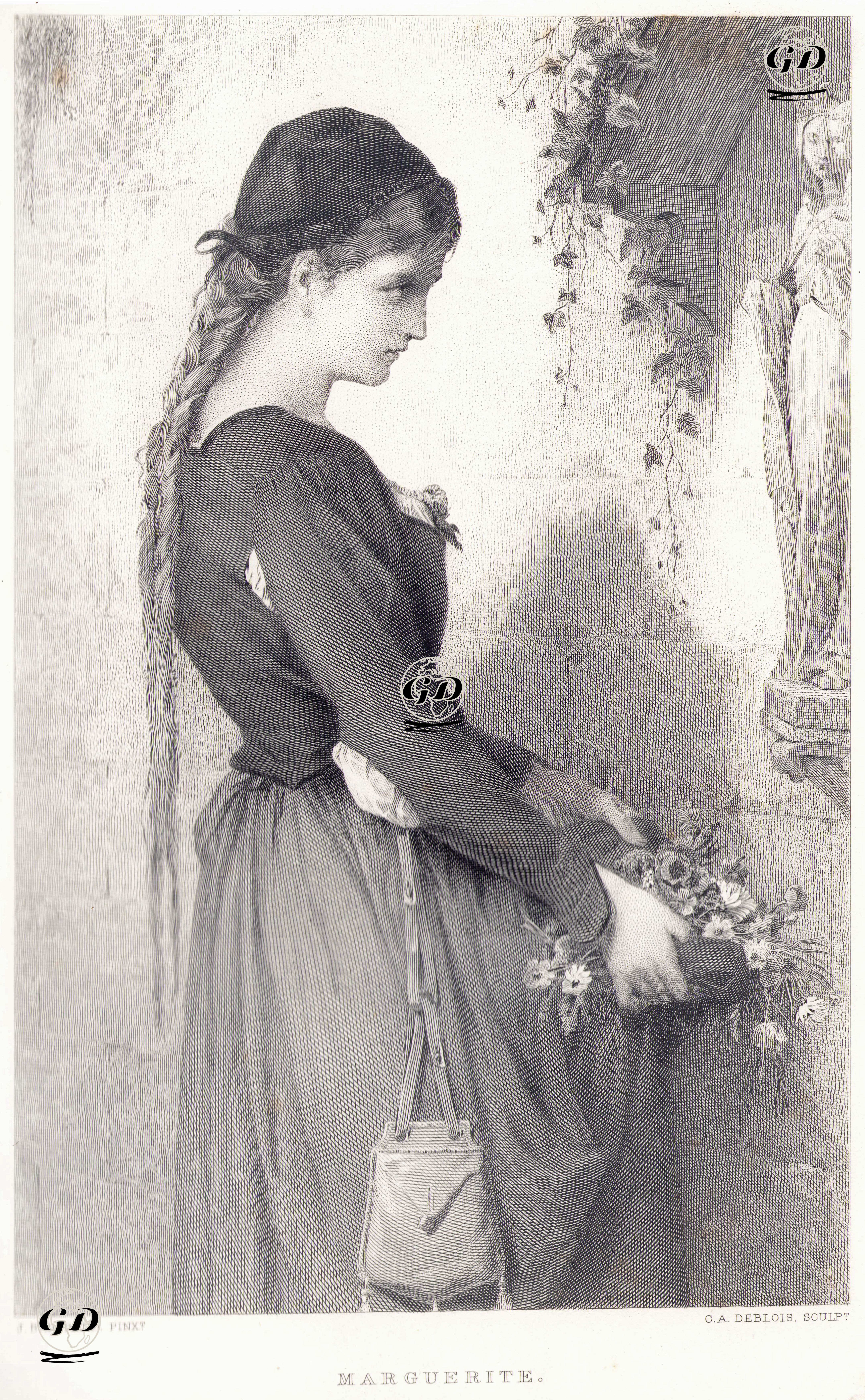 Marguerite - Jean Baptiste Bertrand (1823-1887) - 1876