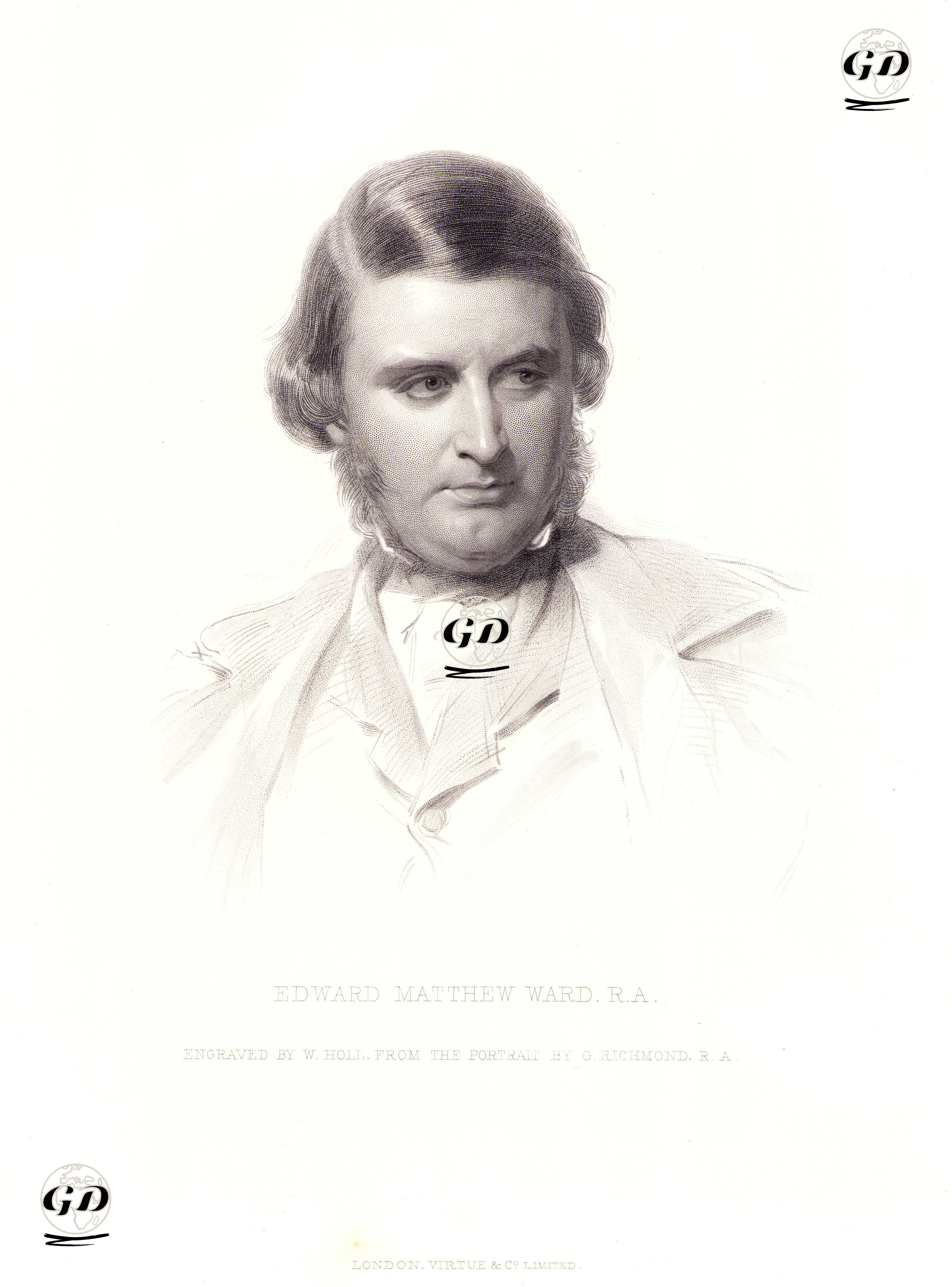 Edward Matthew Ward R.A. - George Richmond (1809-1896) - 1879