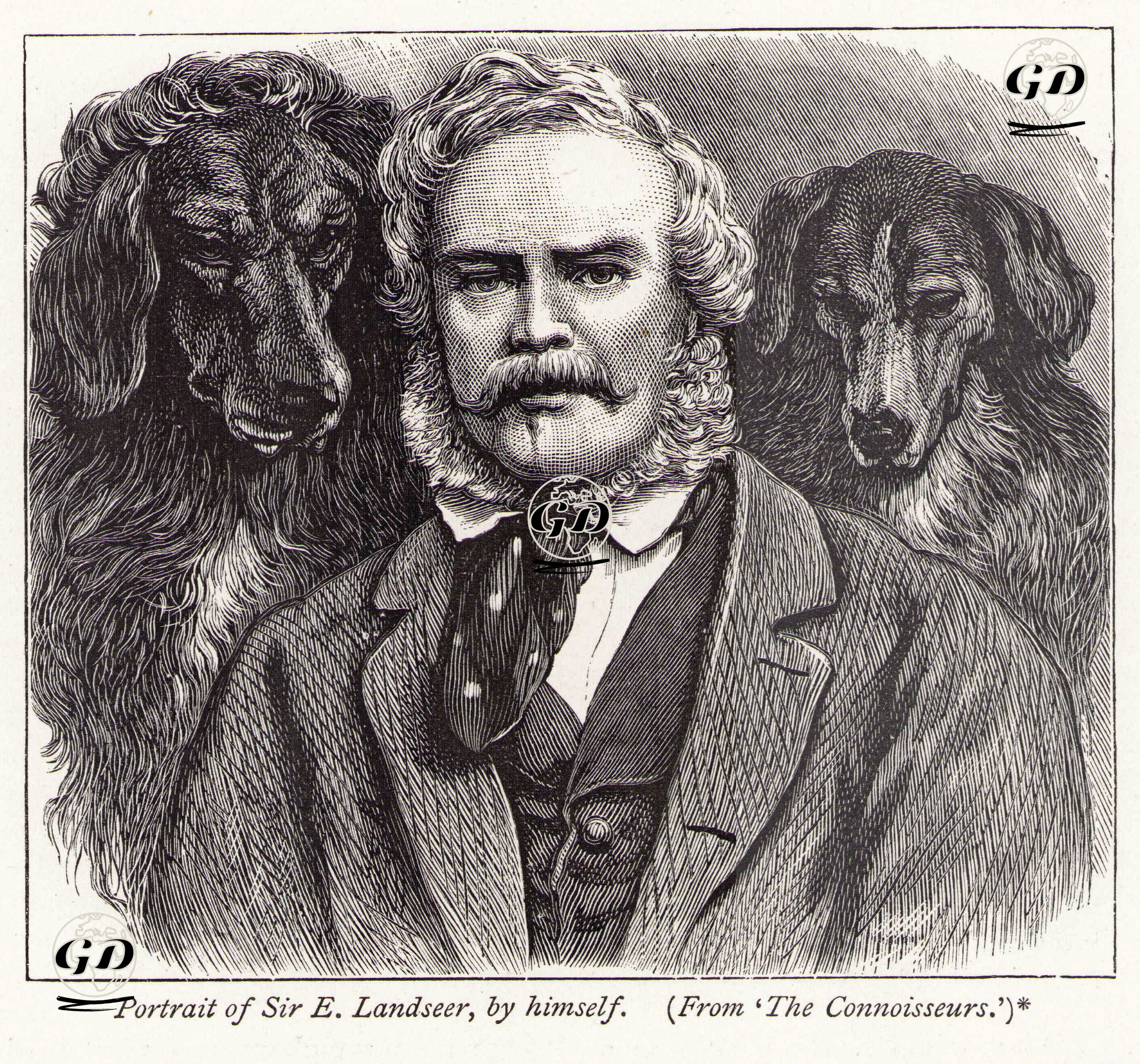 Edwin Landseer Kendi Yaptığı Portresi - Edwin Henry Landseer (1802-1873) - 1879