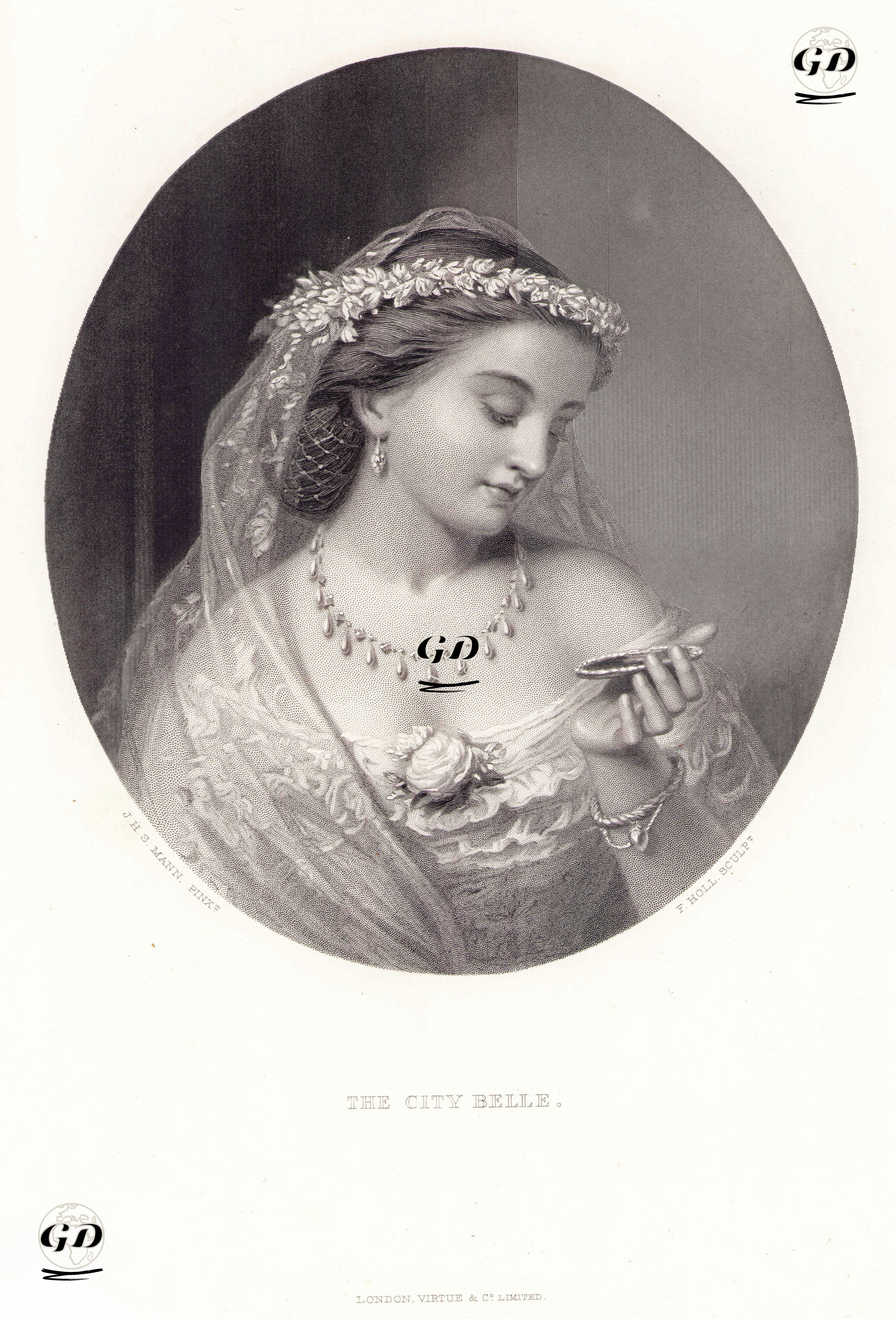 Şehir Güzeli - Joshua Hargrave Sams Mann (1826-1886) - 1880