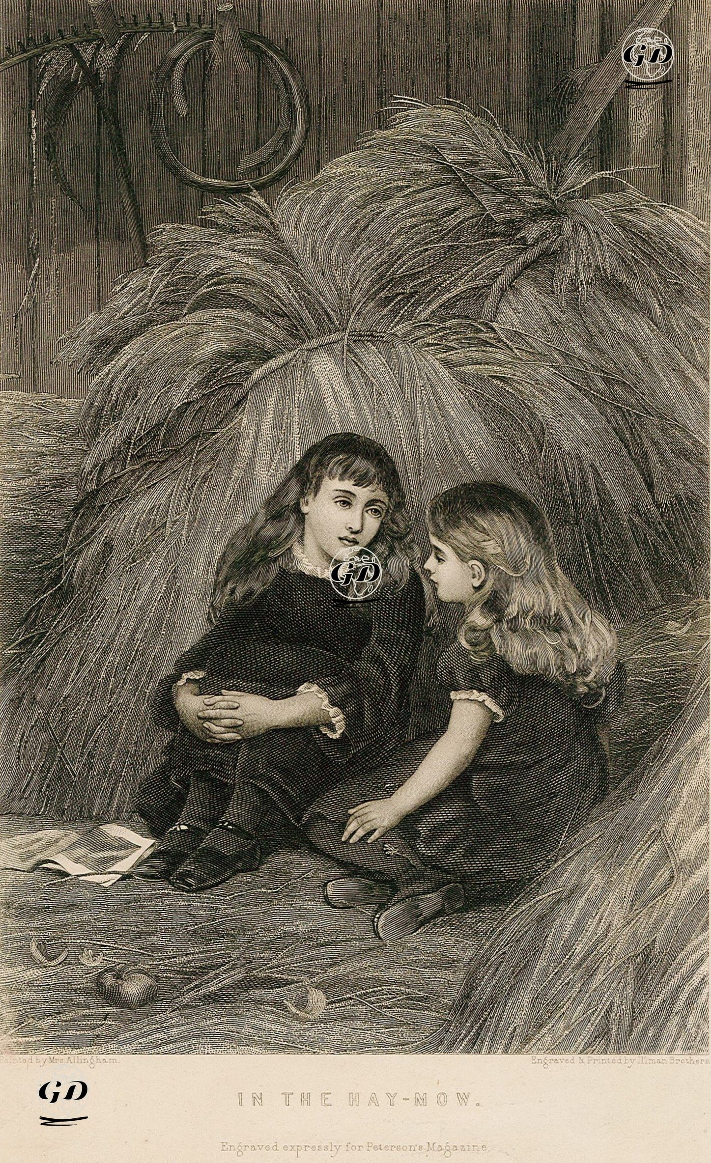 Samanlıkta - Helen paterson Allingham (1848-1926) - 1880's