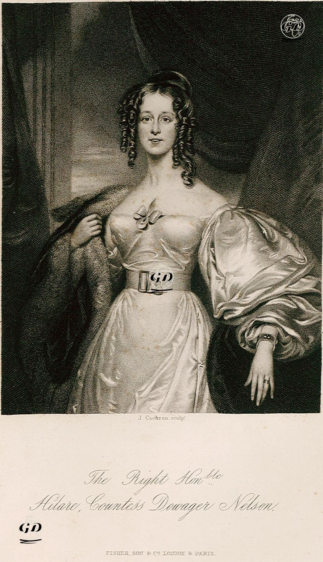 Hilaire, Kontes Dowager Nelson -  - 1844