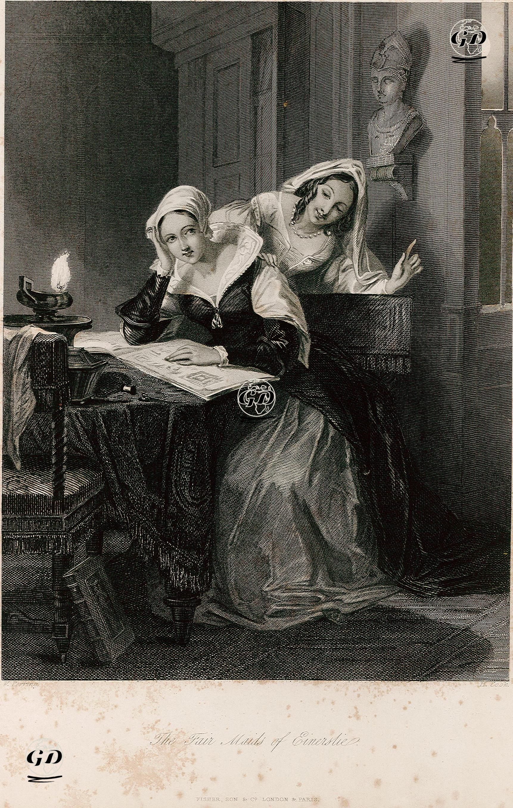 Einerslie'nin Güzel Hizmetçisi - W.Perring - 1844
