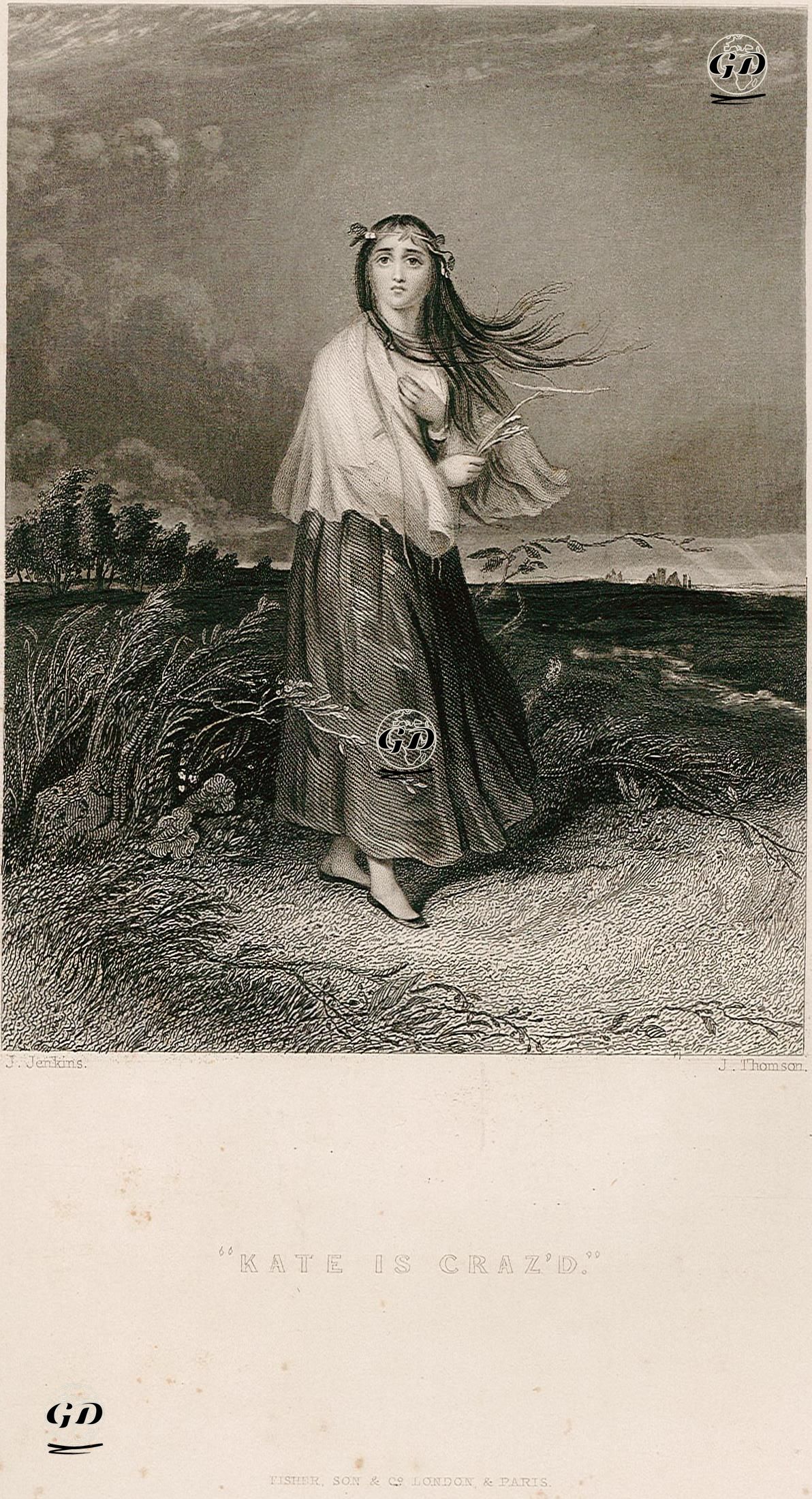 Çılgın Kate (The Task) - Joseph John Jenkins (1811-1885) - 1844
