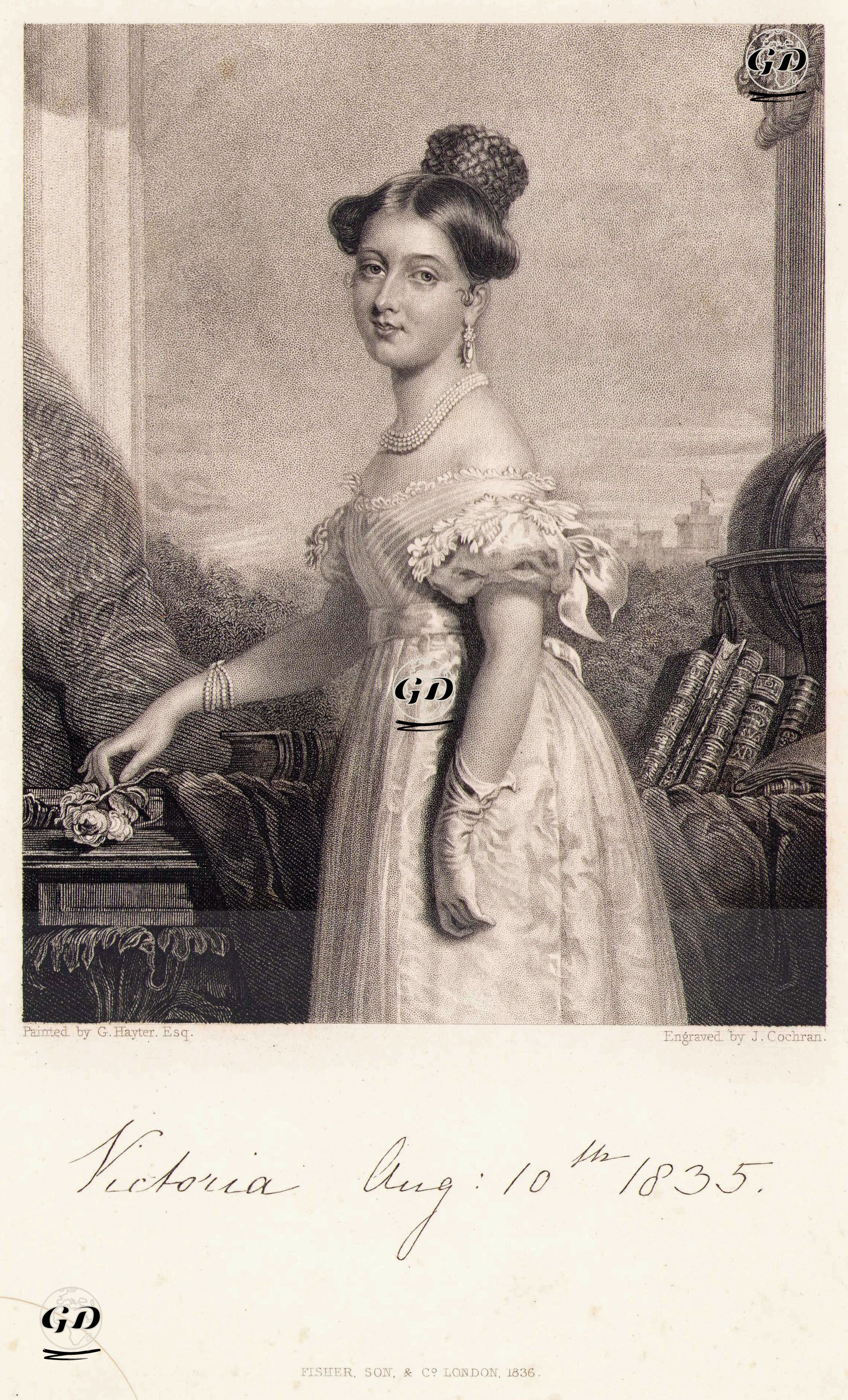 İngiltere Kraliçesi Victoria - George Hayter (1792-1871) - 1836