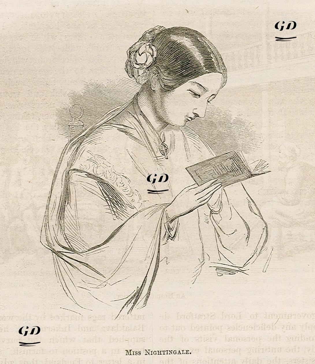 Kırım Savaşı Sırasında Florence Nightingale -  - 1856
