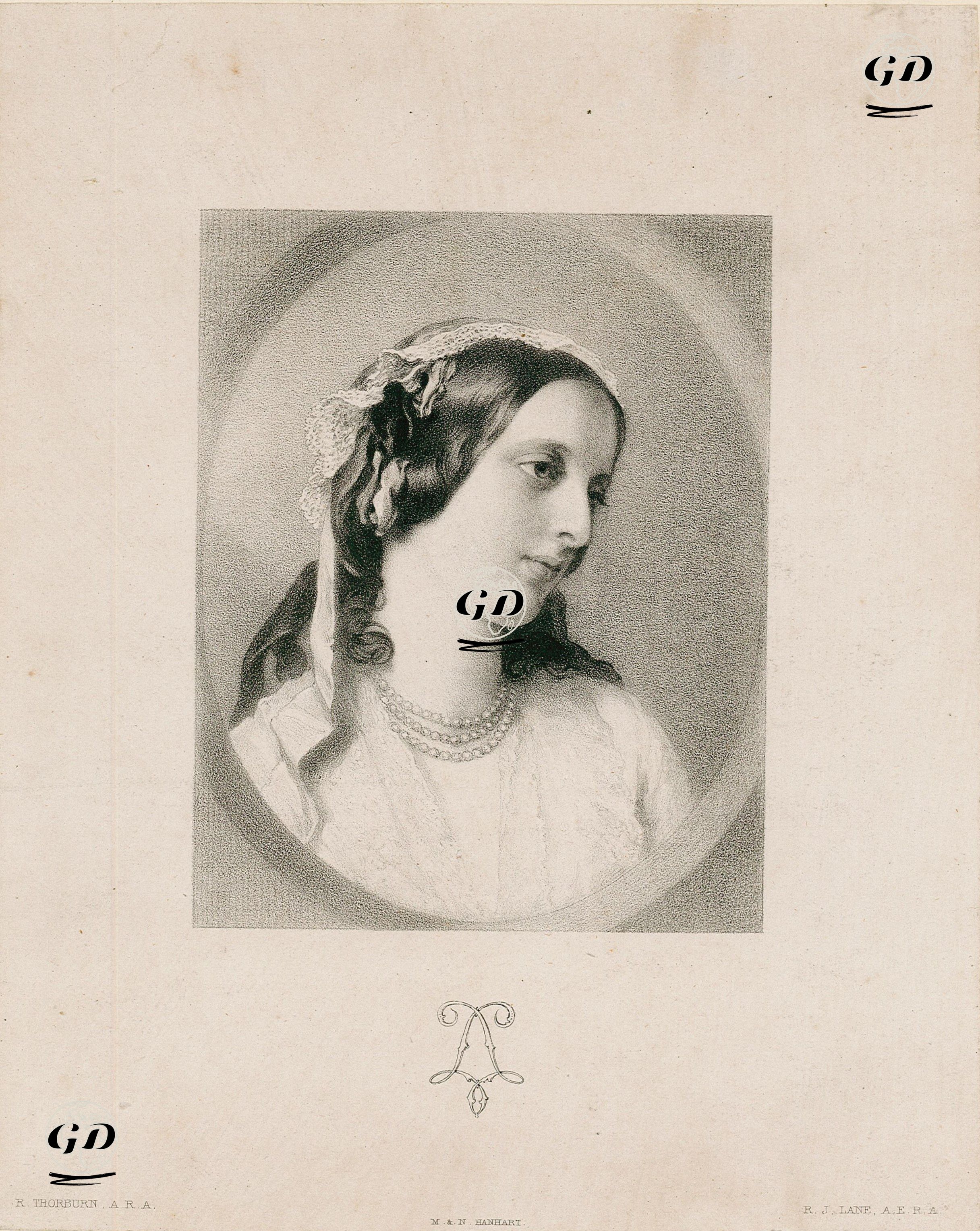Leydi Mary Labouchere - Robert Thorburn (1818-1885) - 1850's-1870's