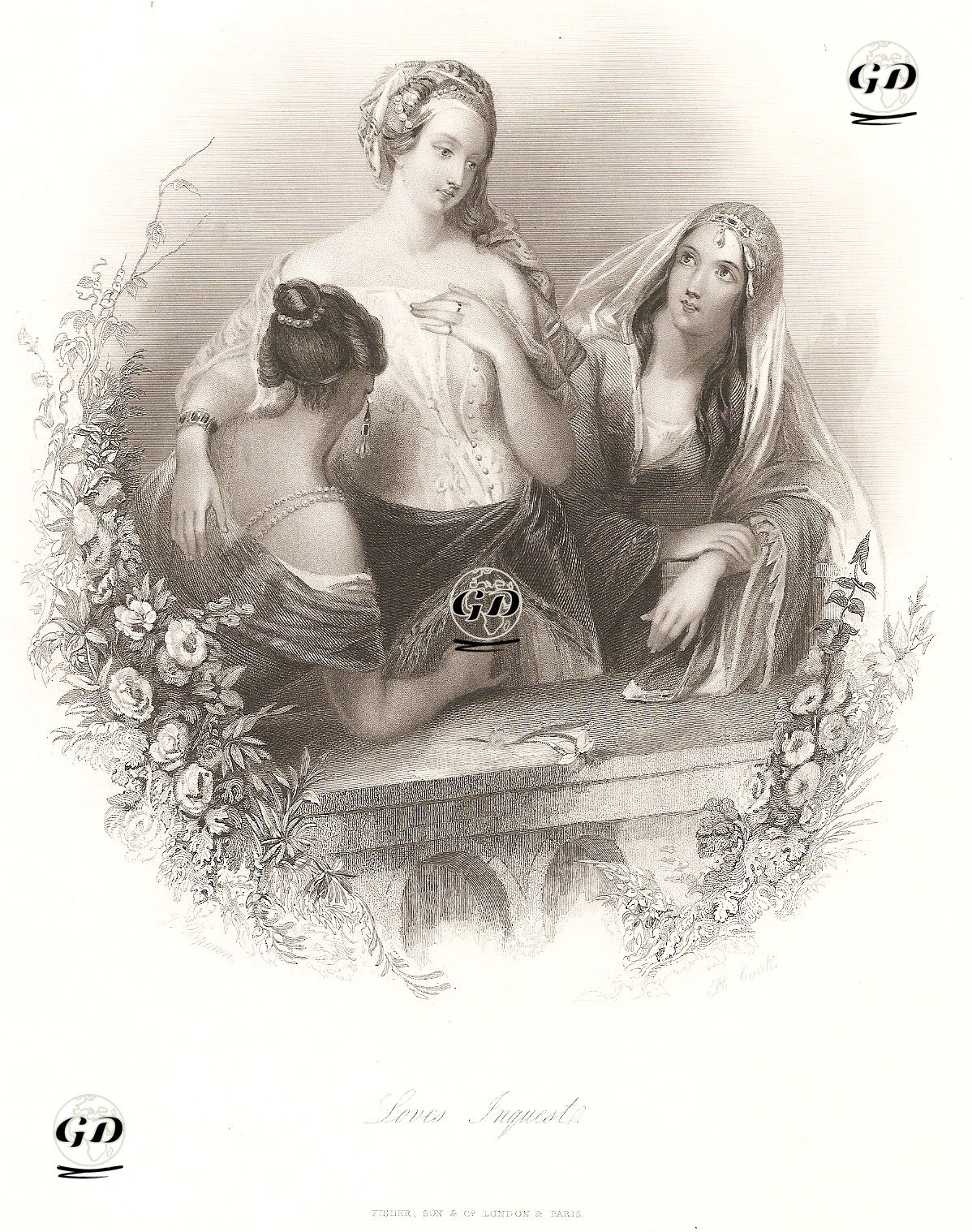 Aşk Tereddütü - Joseph Brown (1809-1887) - 1830's