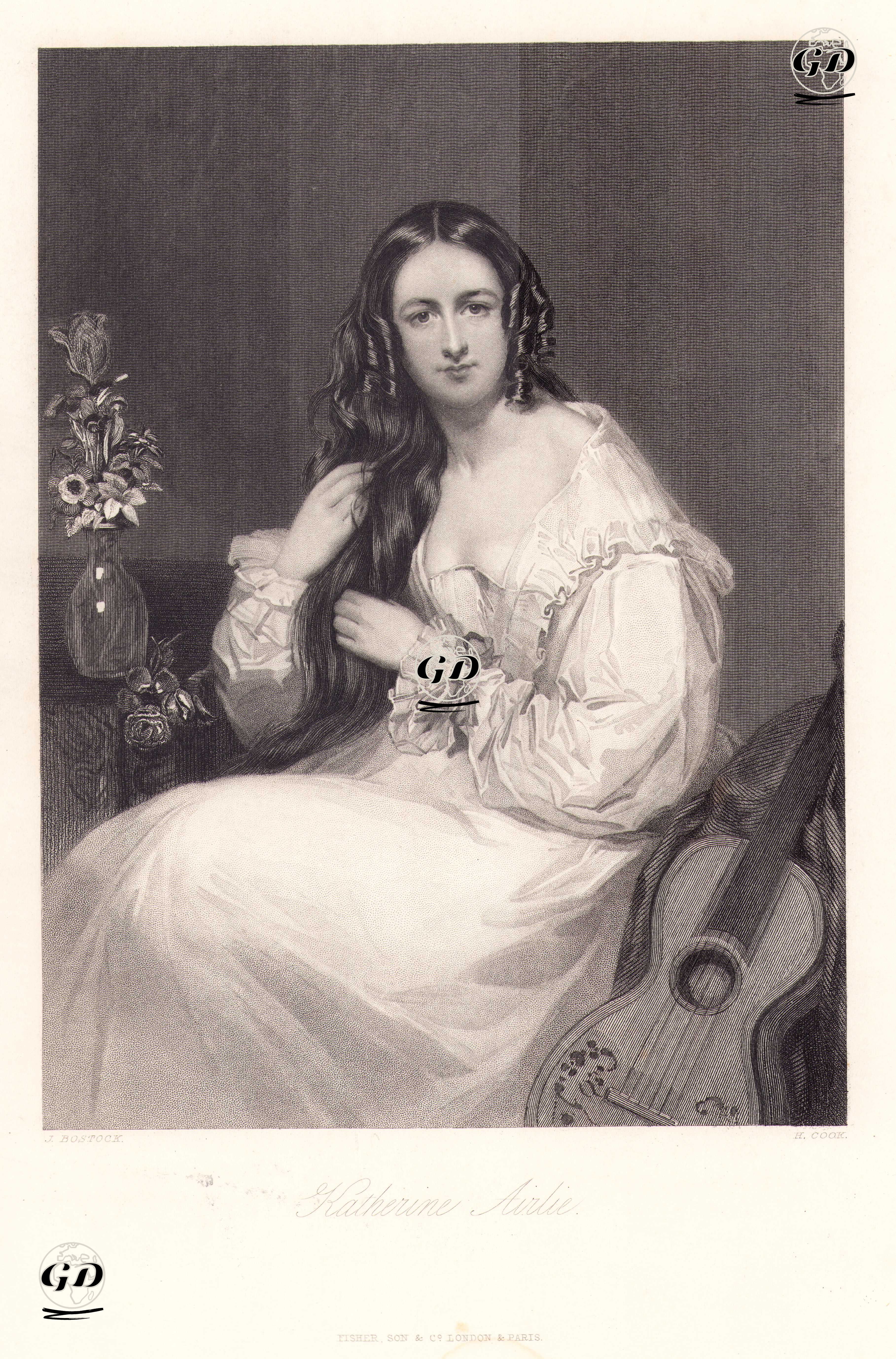 Katherine Airlie - John Bostock (1808-1872) - 1845