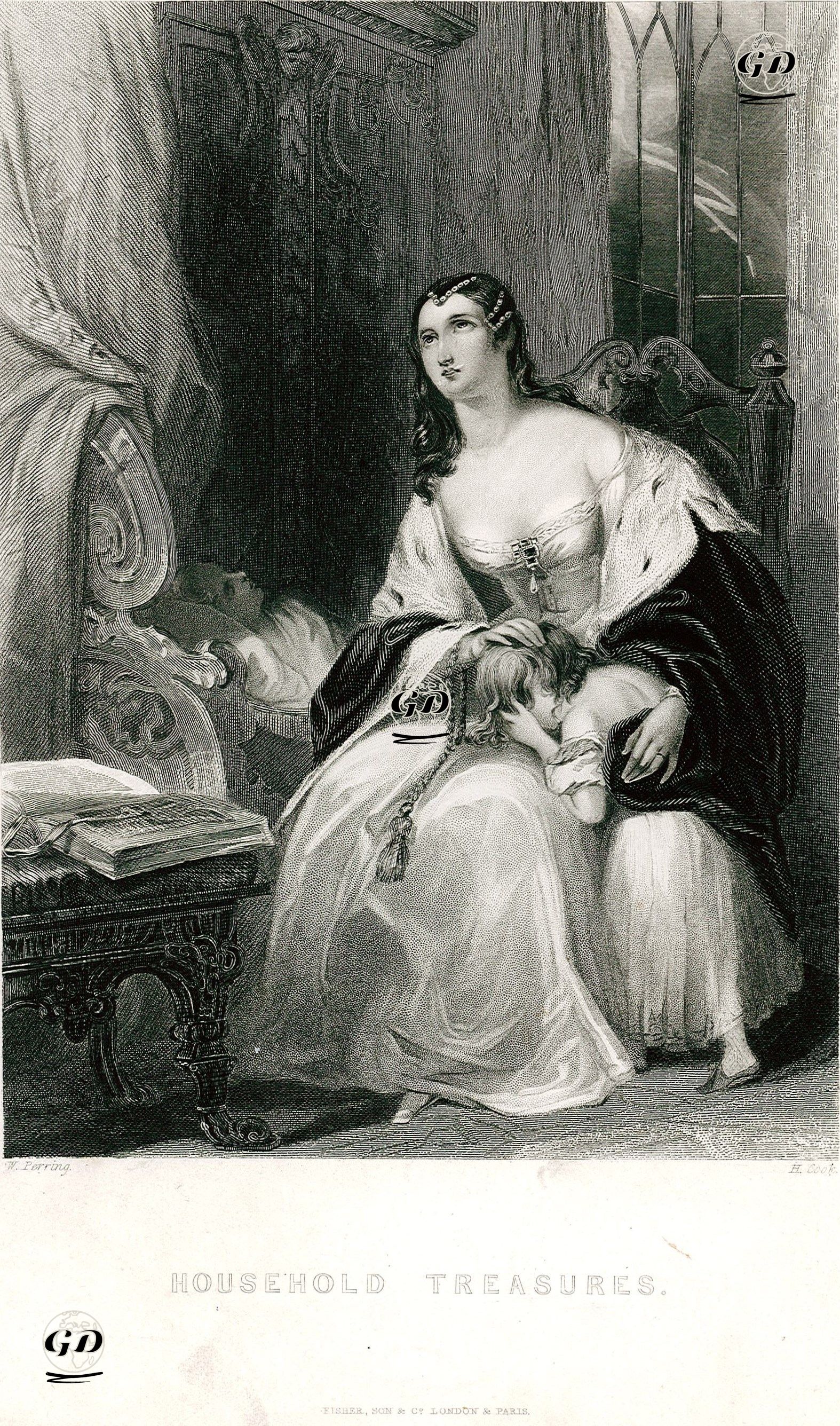 Evin Hazineleri - W.Perring - 1840's