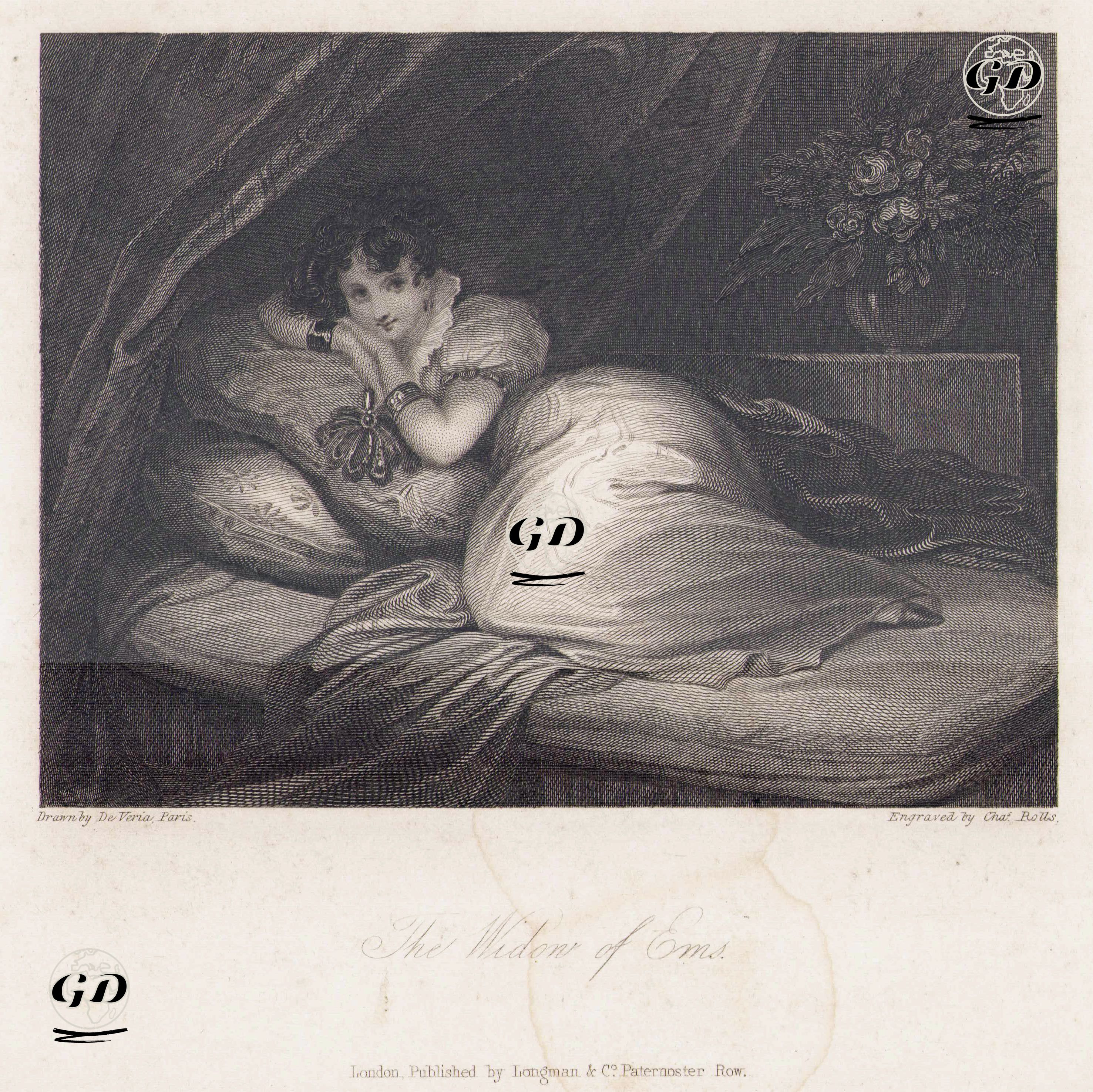 Ems'nin Dulu - Eugene François Marie Joseph Deveria (1808-1865) - 1836