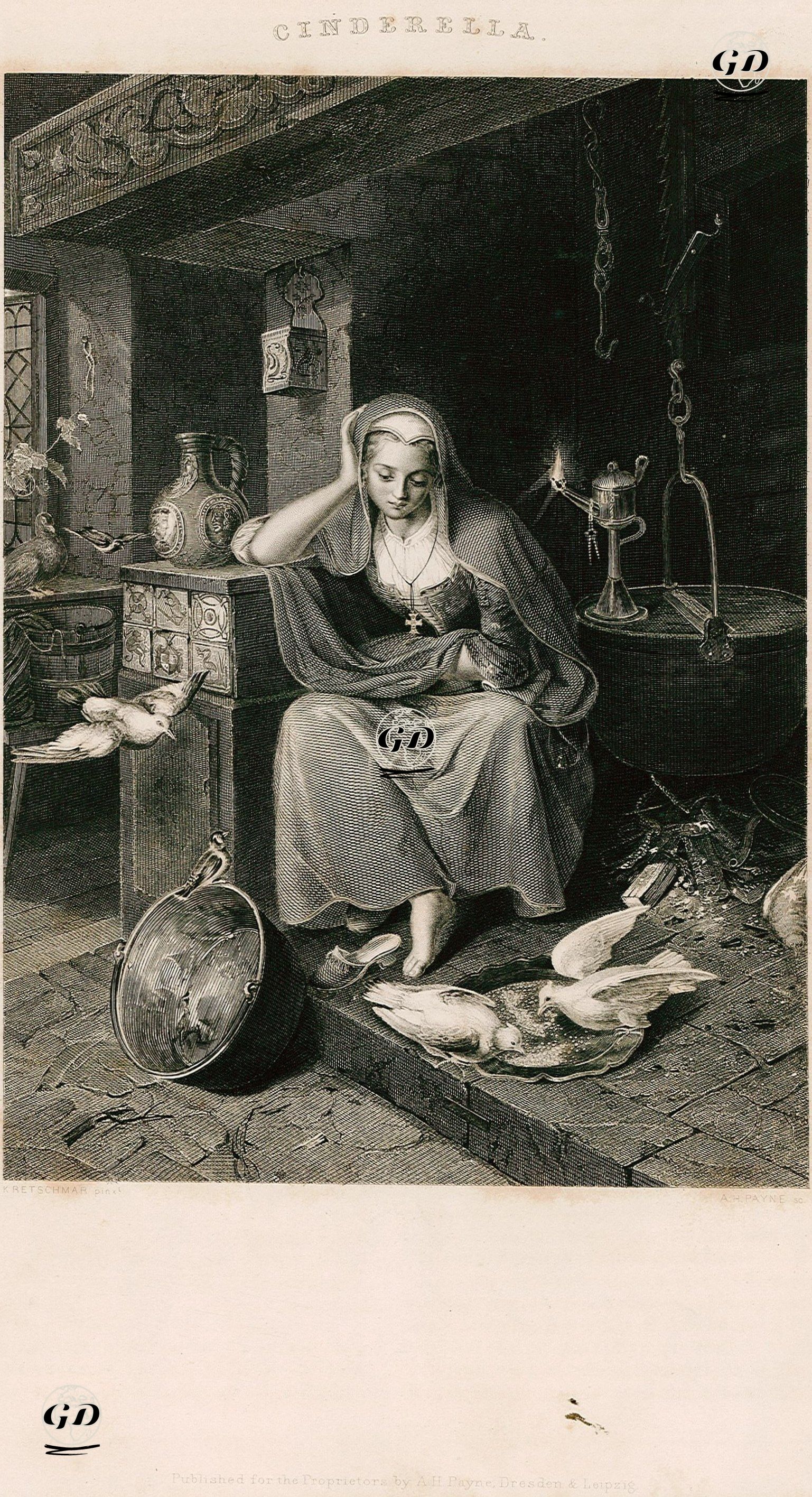 Sindirella - Carl Kretschmar (1769-1847) - 1850's