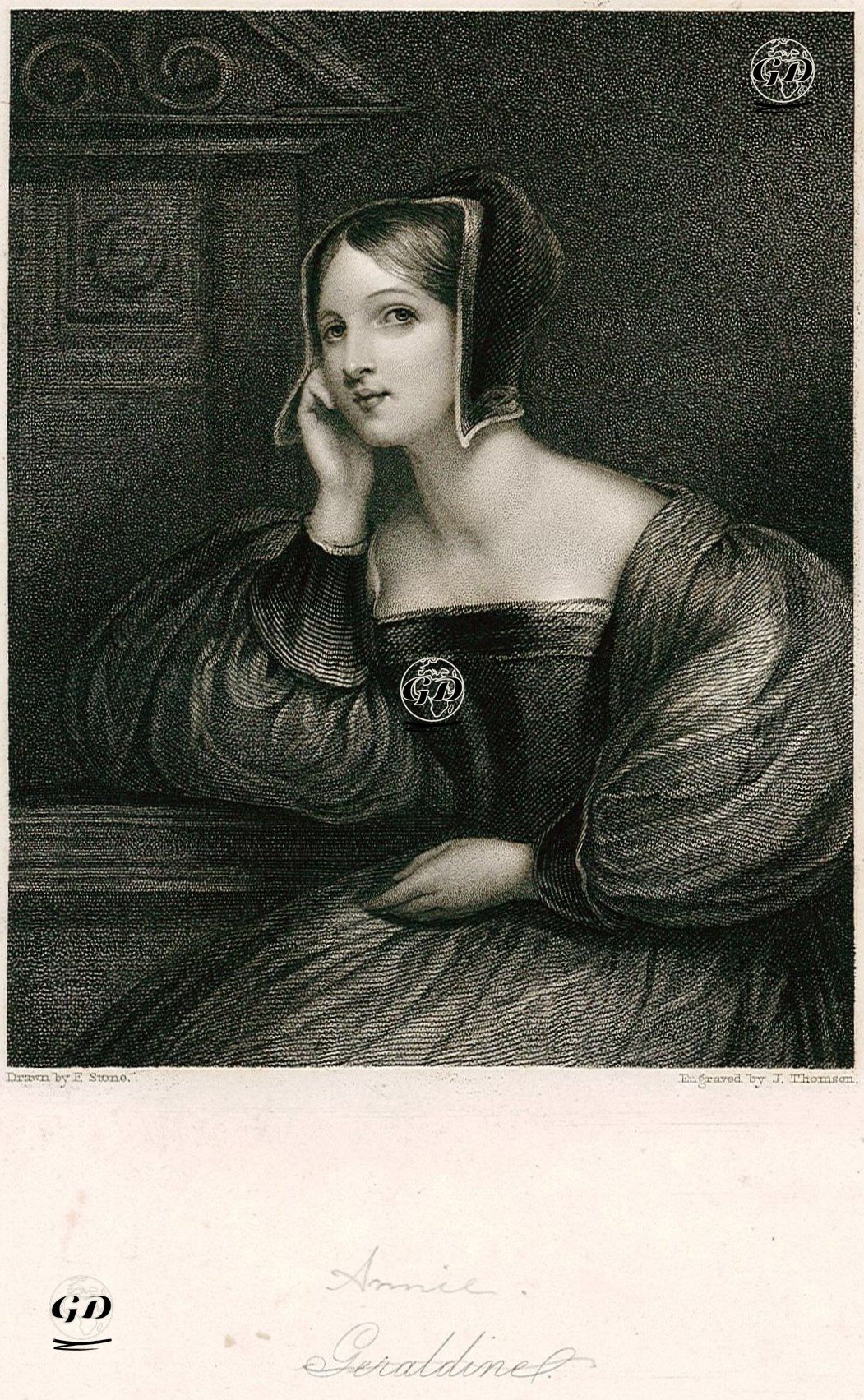 Geraldine - Frank Stone (1800-1859) - 1840