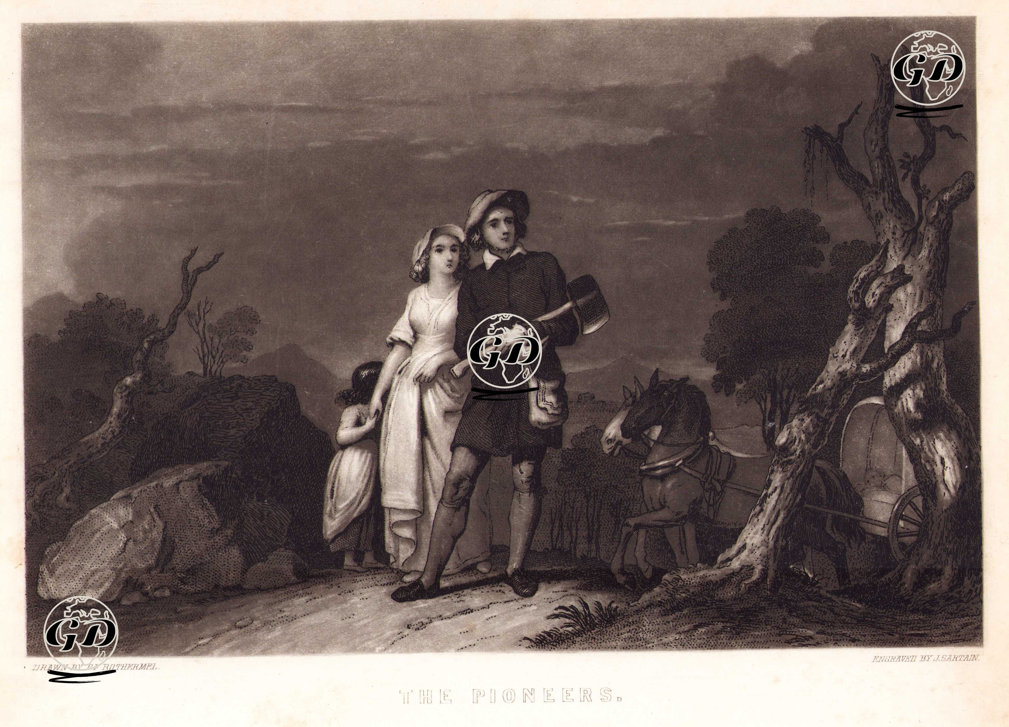 Öncü Grup - Peter F. Rothermel (1817-1895) - 1849