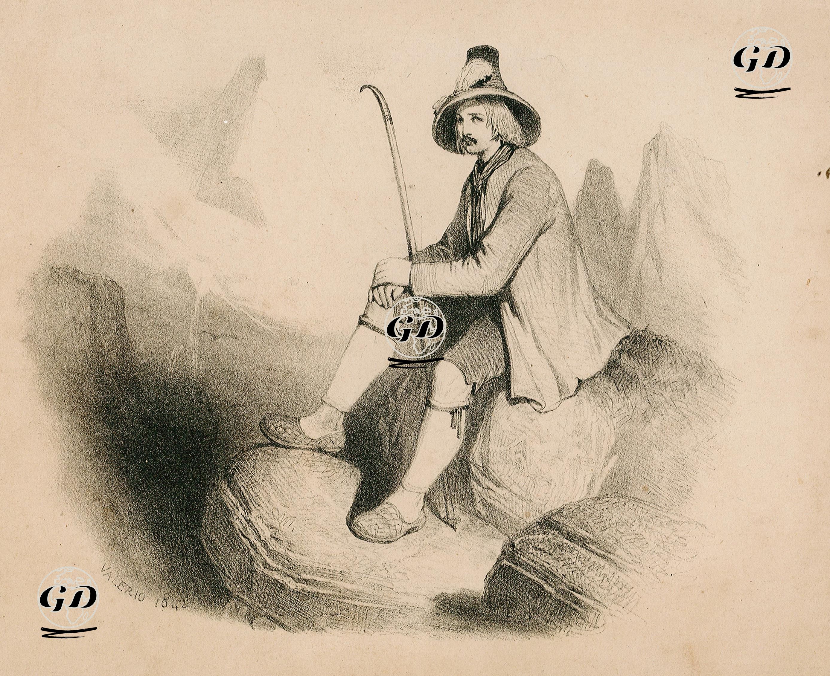 Bir Erkek Portresi - Theodore Valerio (1819-1879) - 1842
