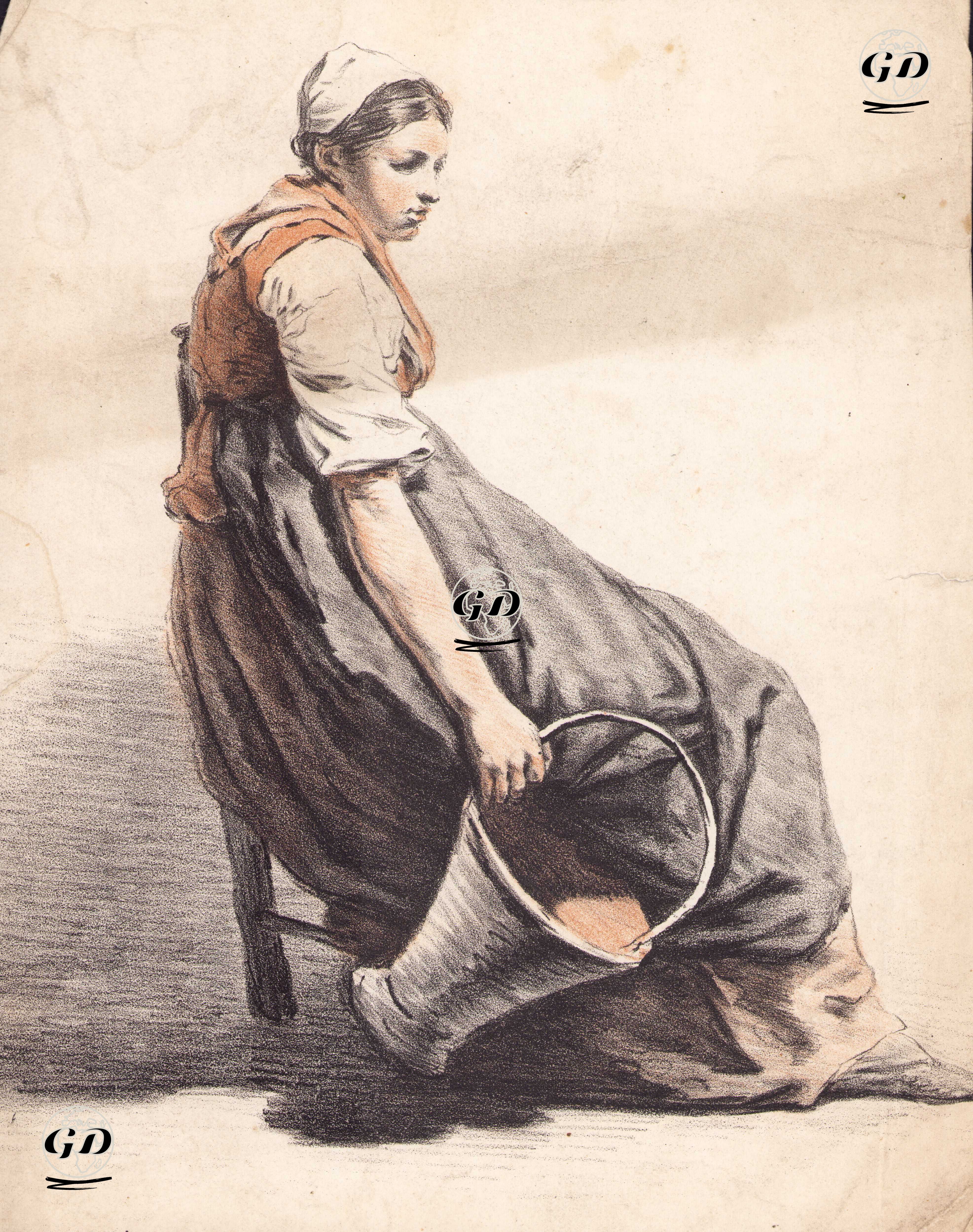 Bir Kadın Portresi -  - 1850's-1860's