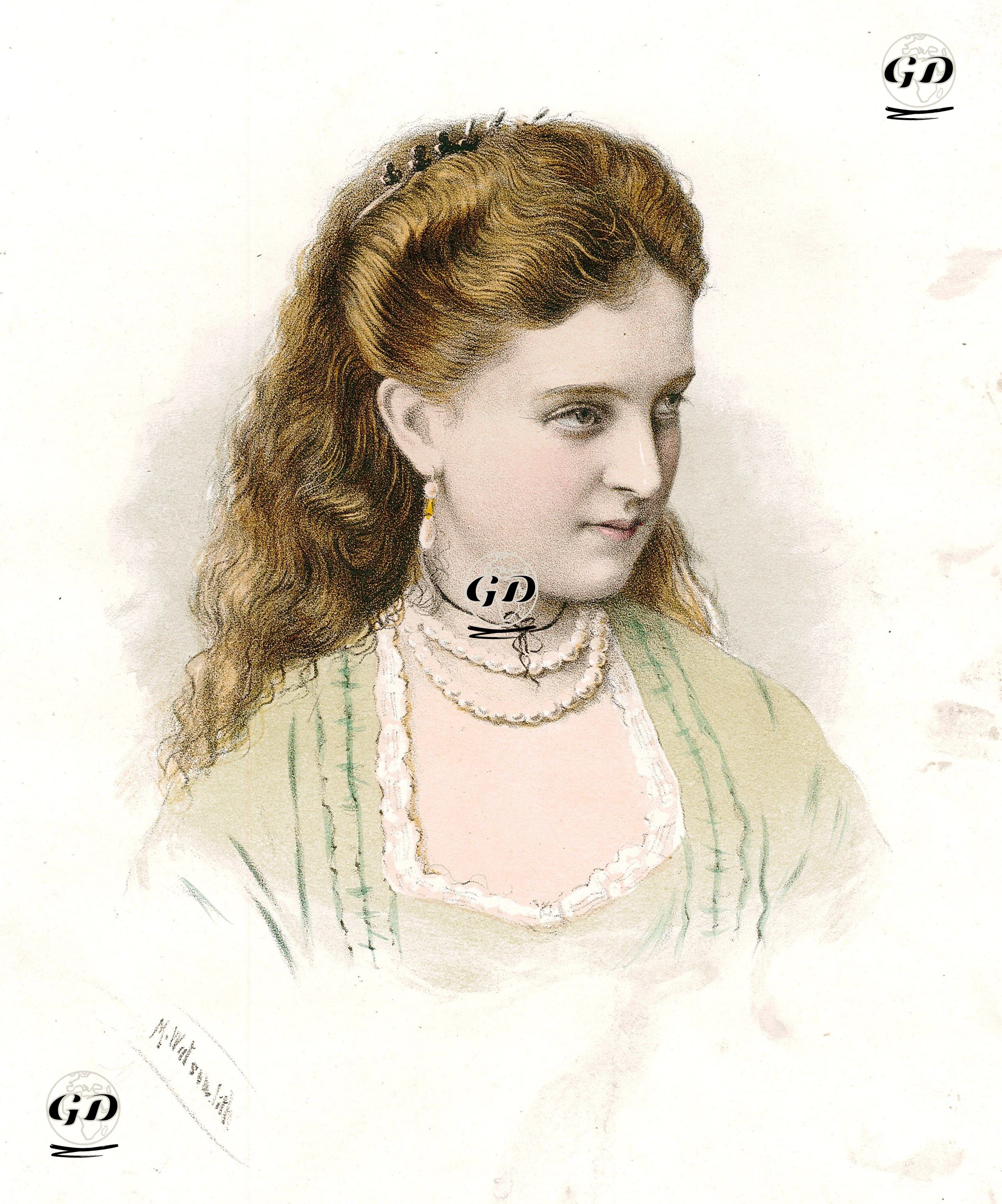 Potrait Of A Woman -  - 1873