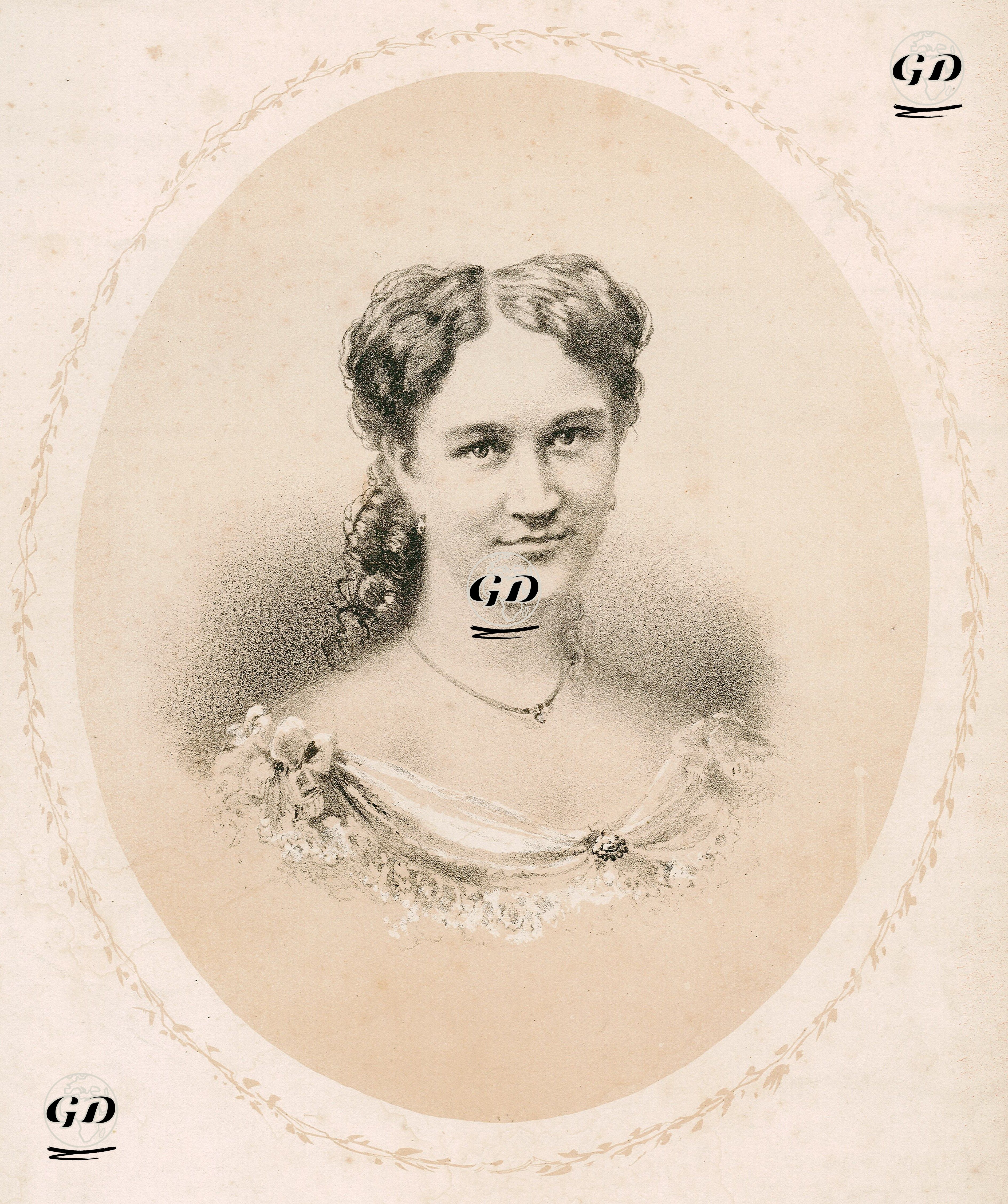 Bir Kadın Portresi -  - 1860's-1870's