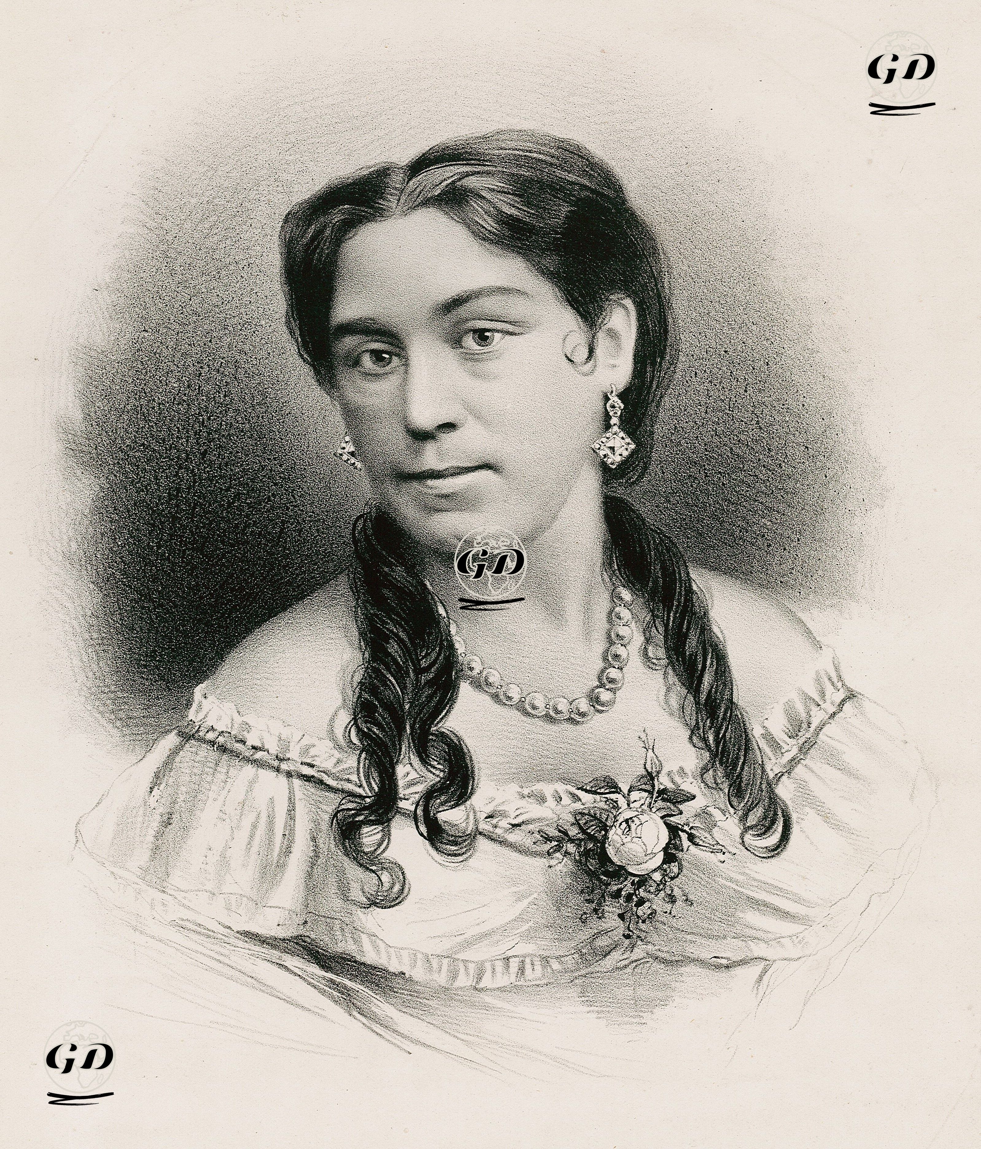 Bir Kadın Portresi -  - 1860's-1870's