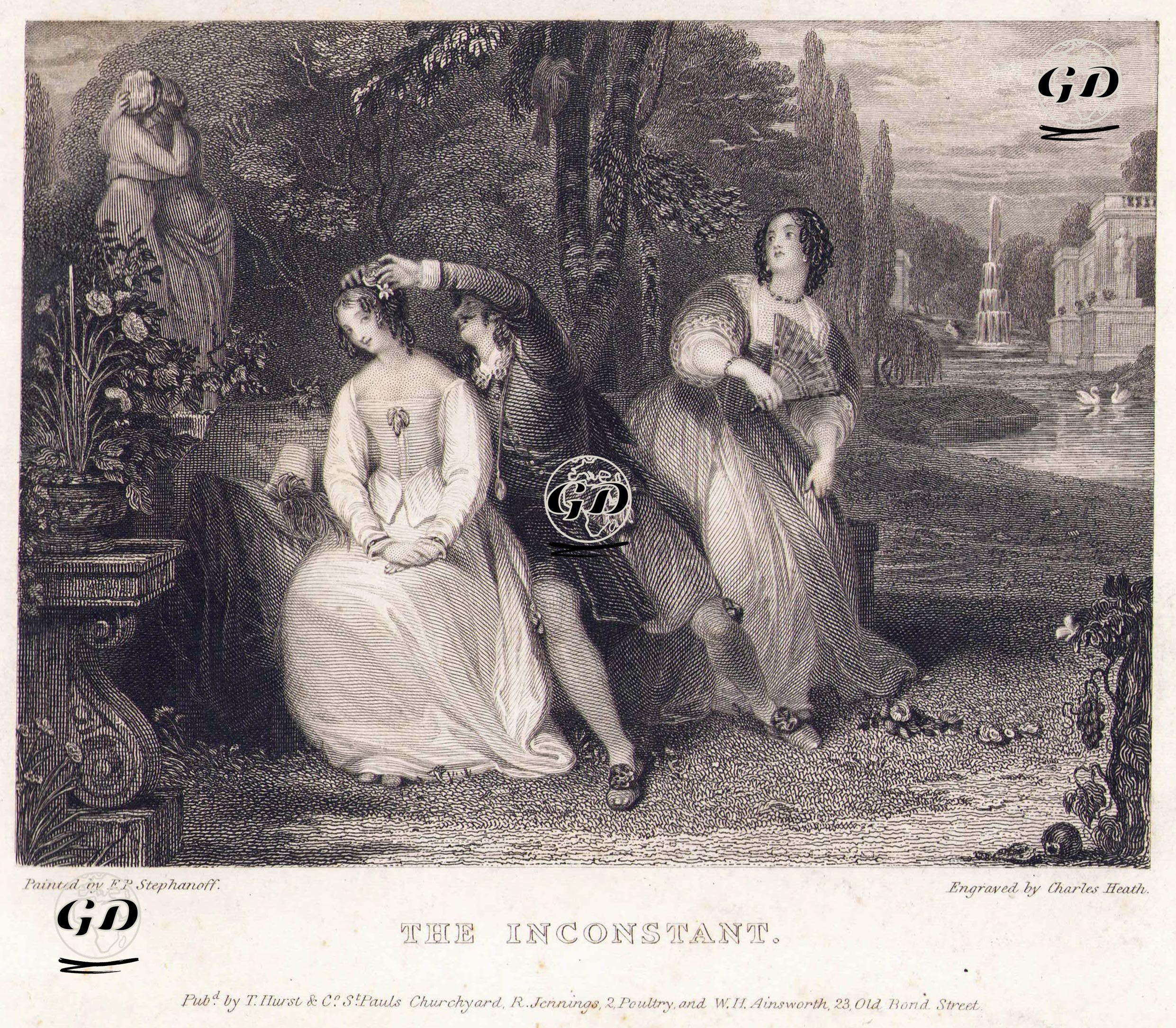 Sadakatsız - Francis Philip Stephanoff (1788-1860) - 1830's