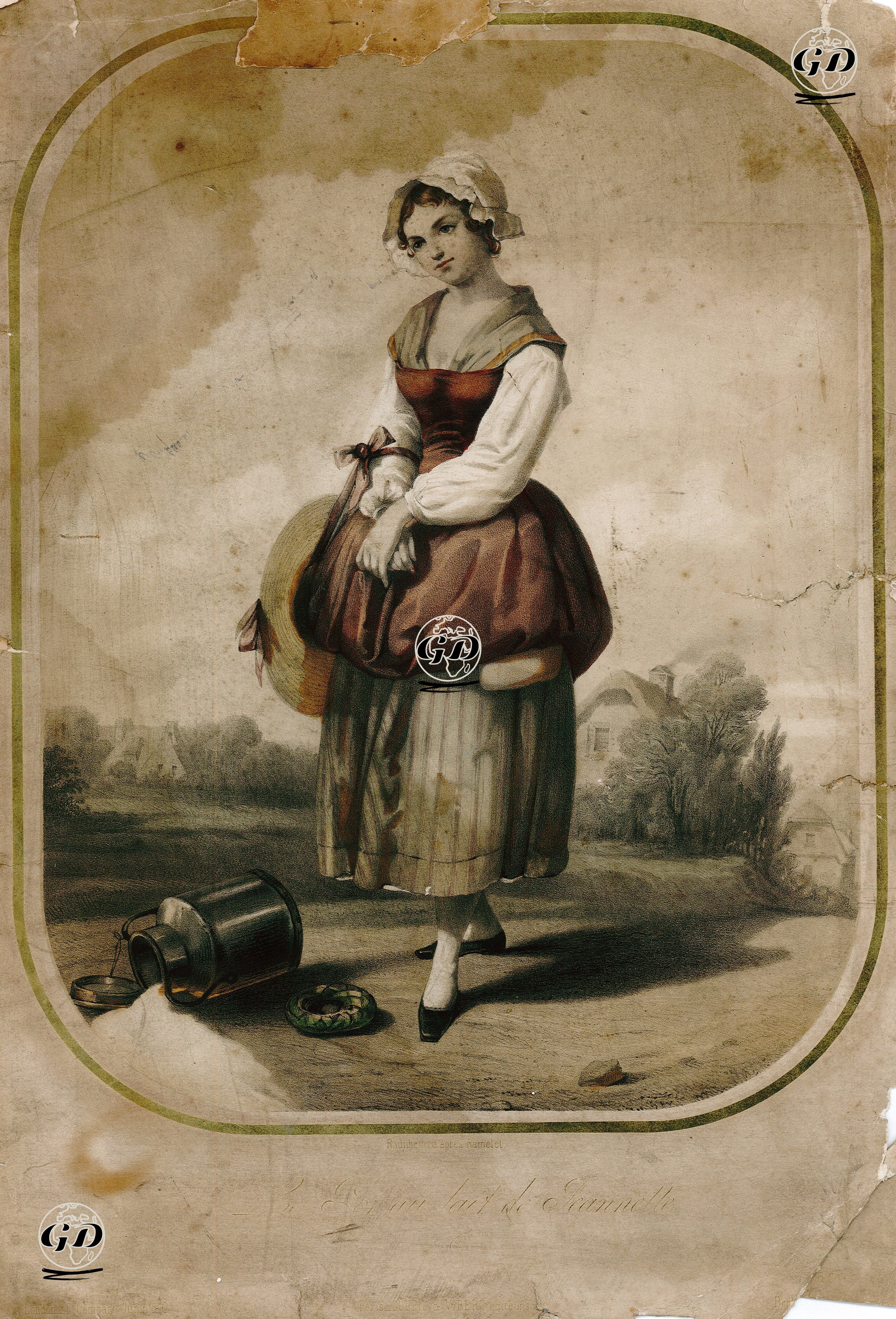 Janette'nin Dökülen Sütleri -  - 1840's-1850's
