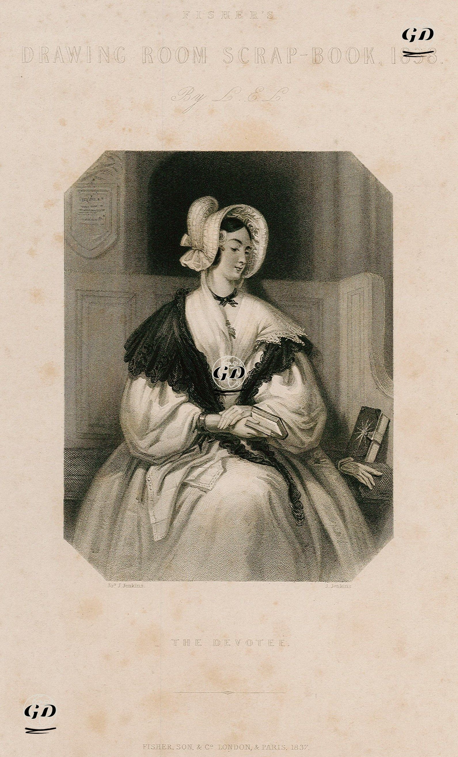 Dindar Kadın - Joseph John Jenkins (1811-1885) - 1837