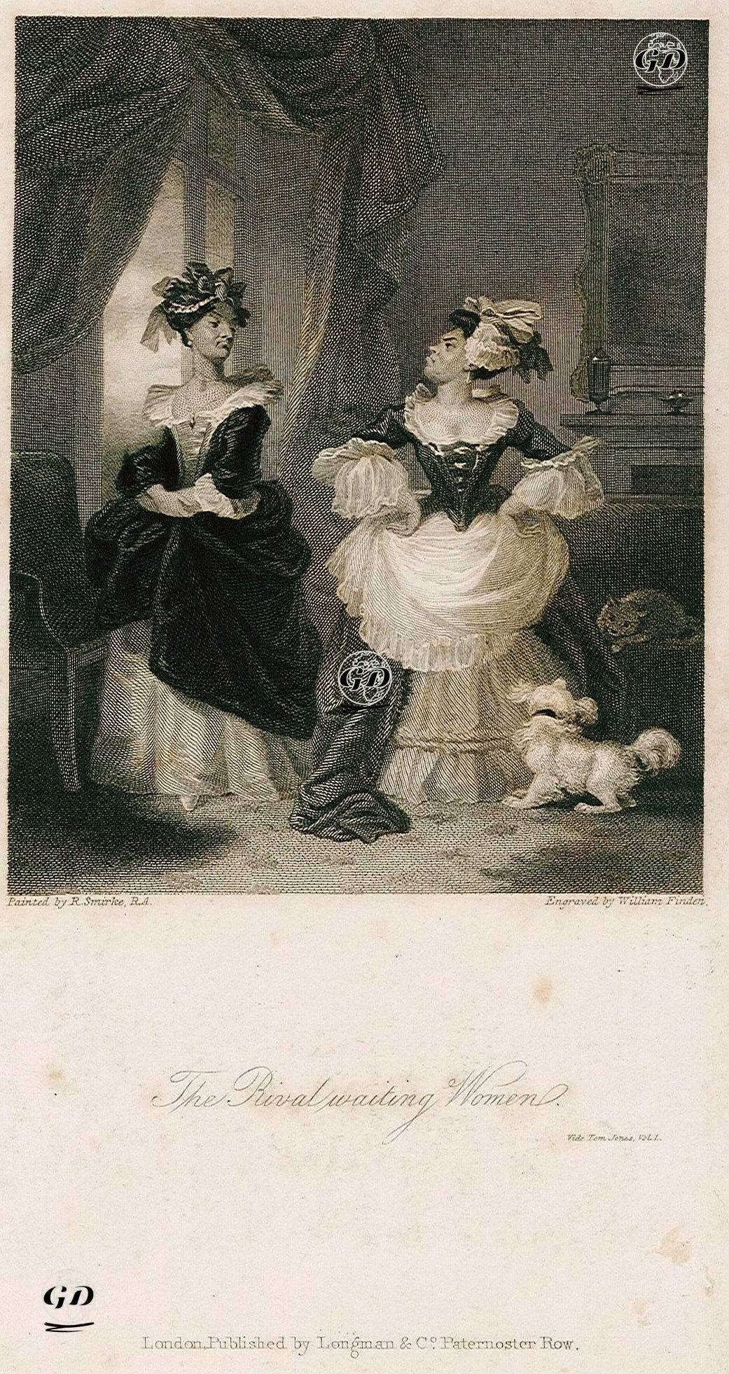 Rakip Kadınlar - Robert Smirke (1752-1845) - 1836