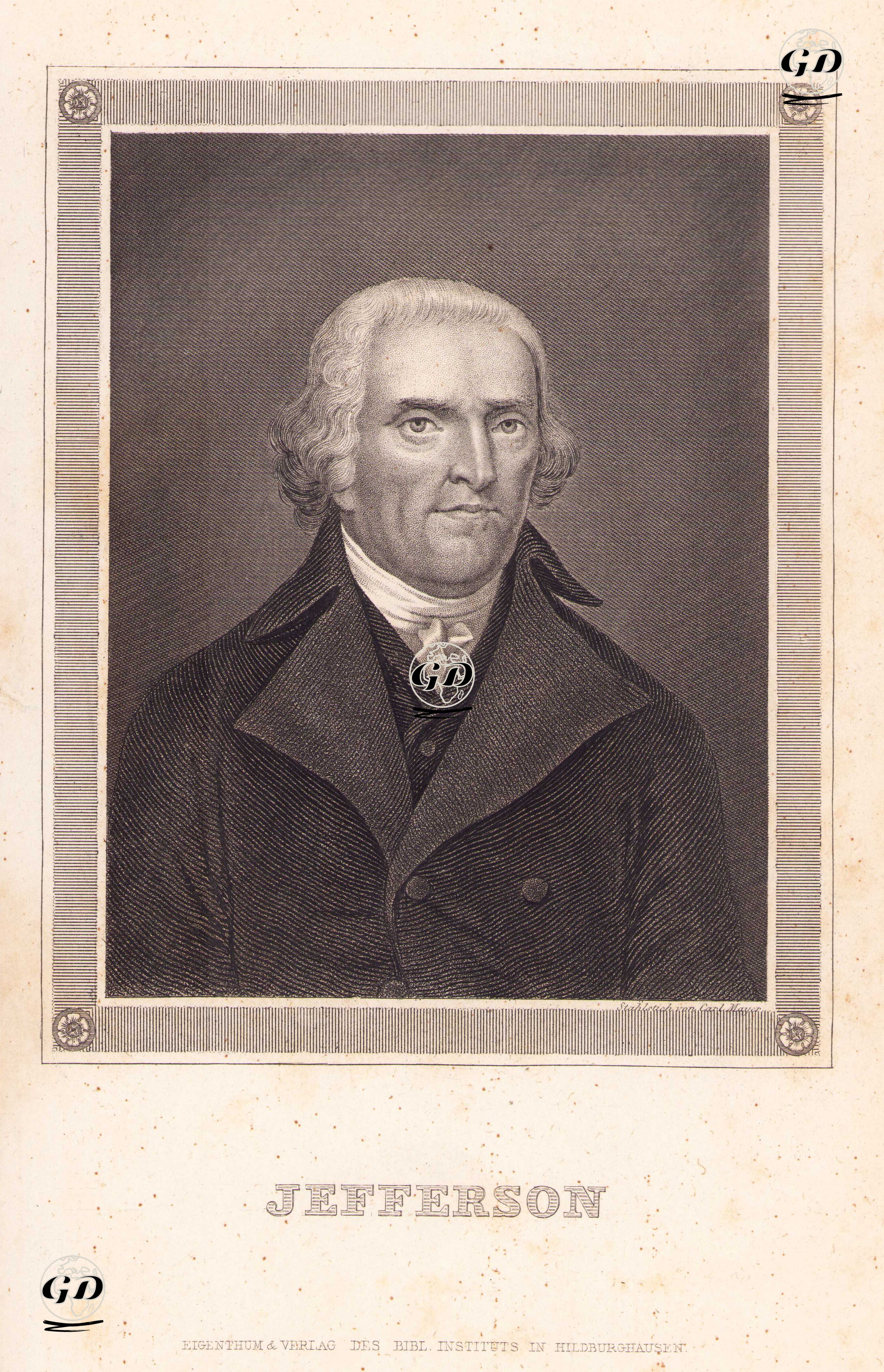 Thomas Jefferson -  - 1850's